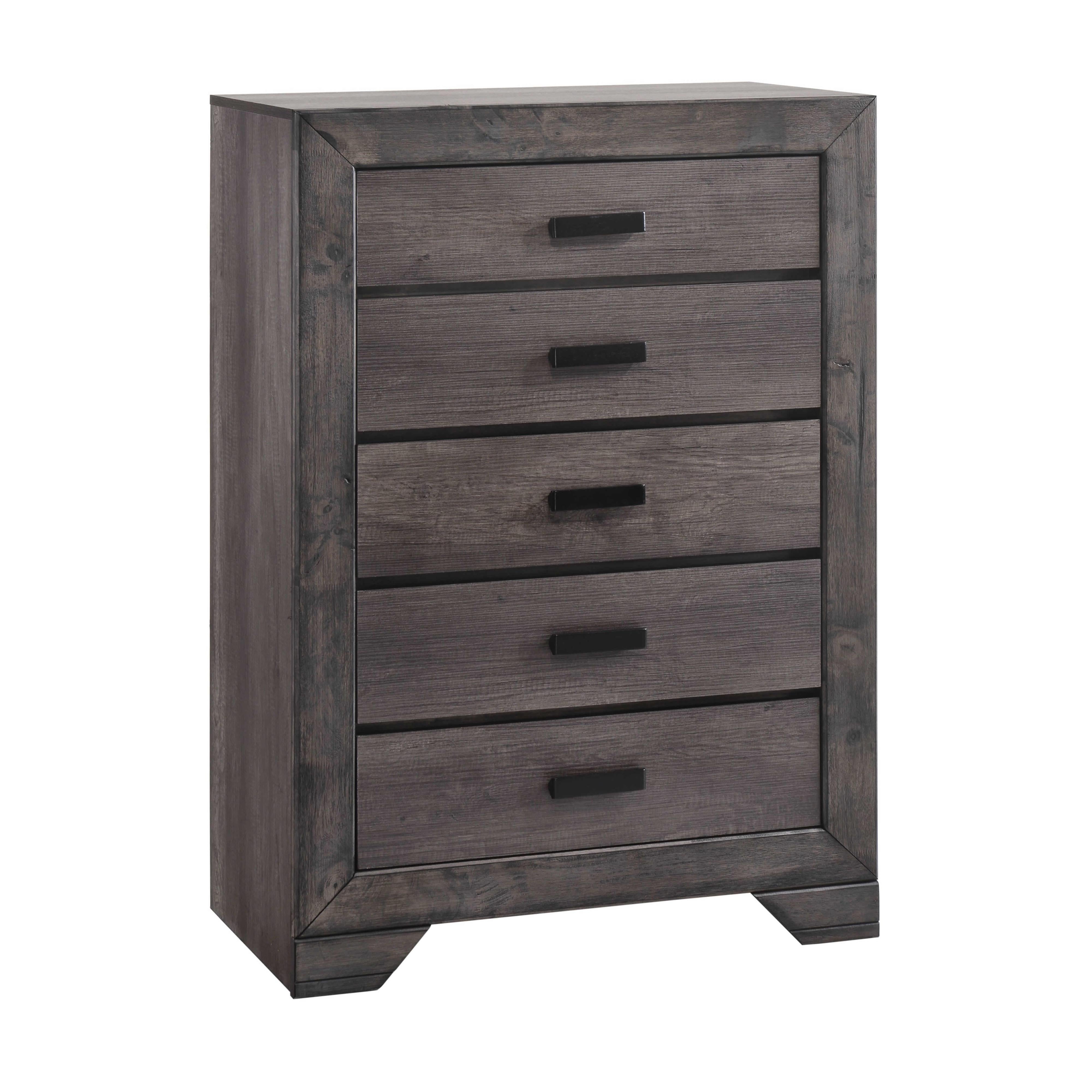 Elements International Nathan 5-Drawer Chest NH100CH - Image 1