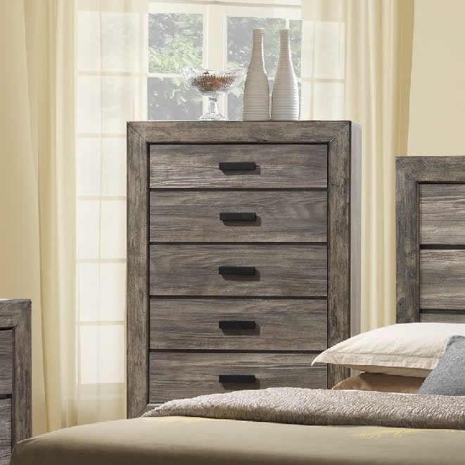Elements International Nathan 5-Drawer Chest NH100CH - Image 3