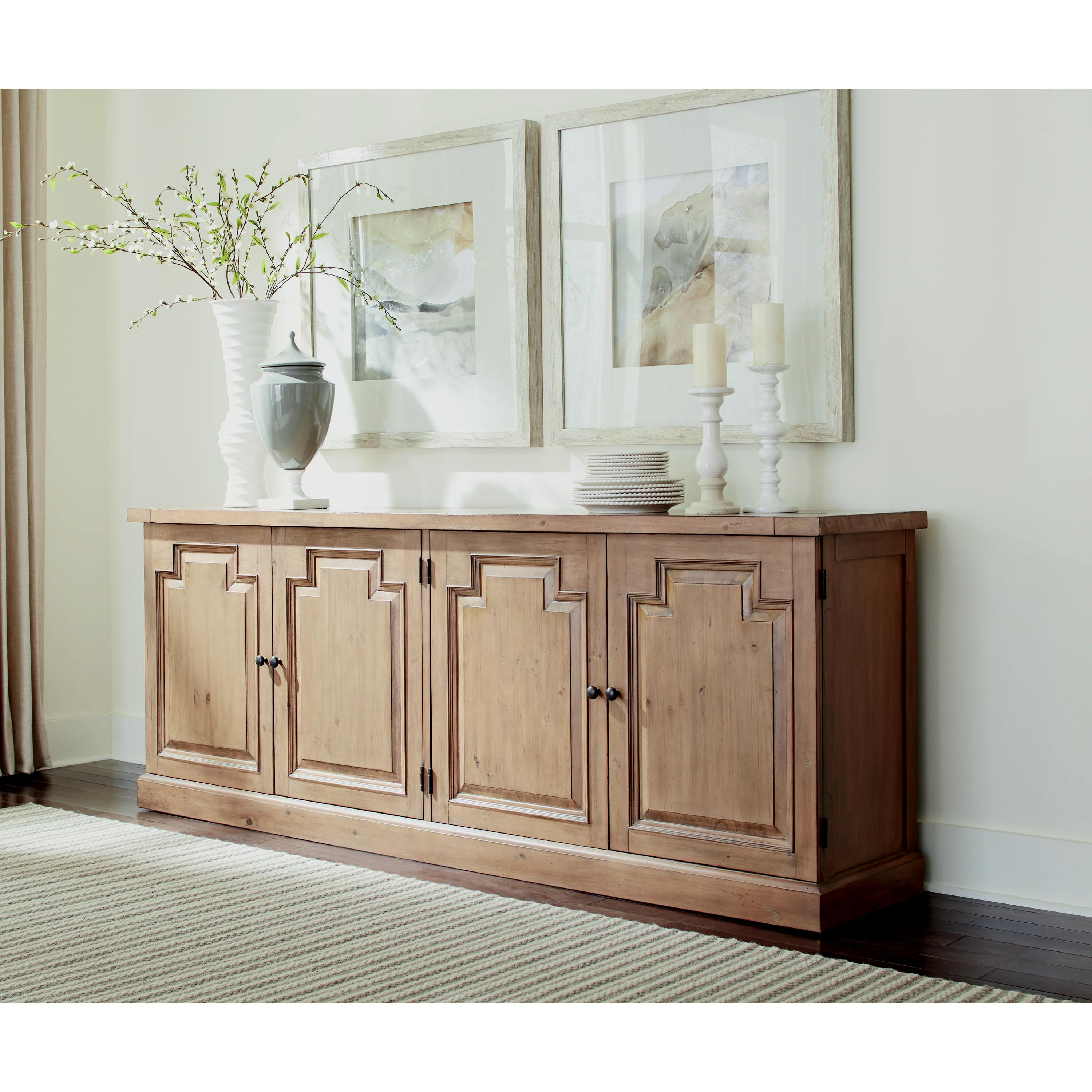 Coaster Furniture Florence 180205 4-door Dining Sideboard Buffet Cabinet - Rustic Honey - Image 2