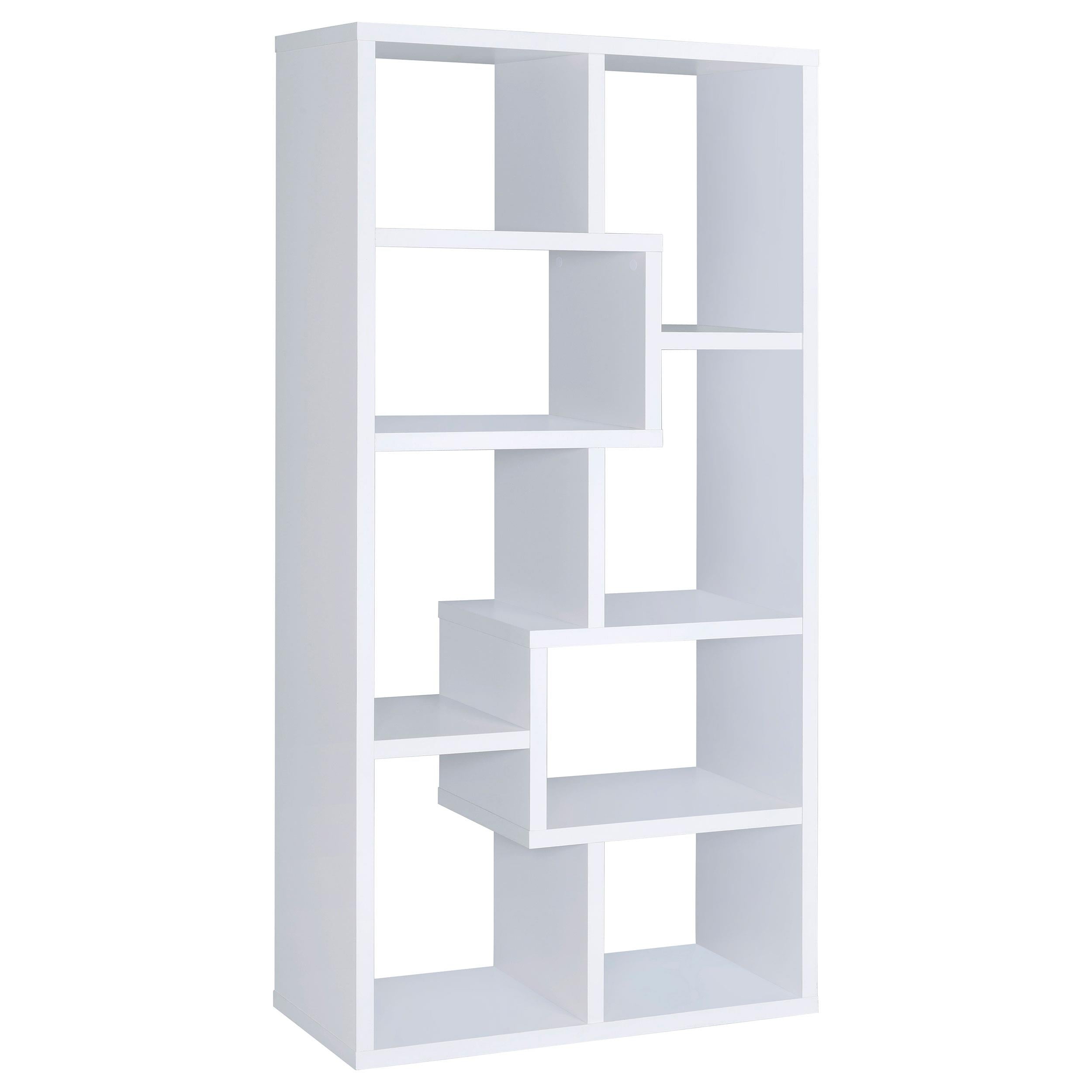 Coaster Furniture Theo 800136 71-inch 7-shelf Bookshelf – White