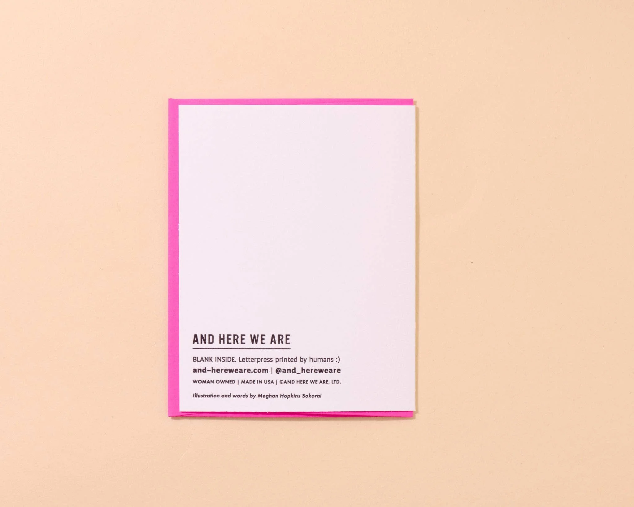 New Tot Potato New Baby Card Letterpress - Image 3