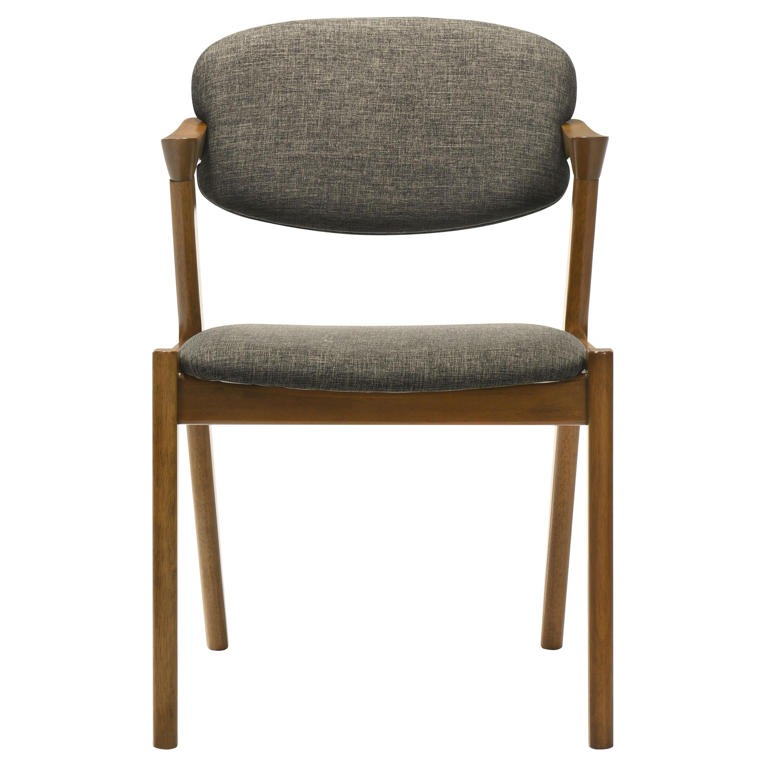 Coaster Furniture Malone 105352 Padded Wood Dining Arm Chair - Dark Walnut (Set of 2) - Image 2