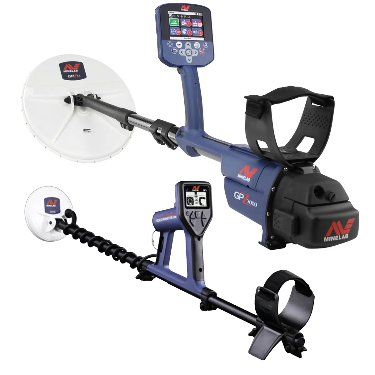 Minelab GPZ 7000 Gold Detector with Gold Monster 1000 Metal Detector - Image 1