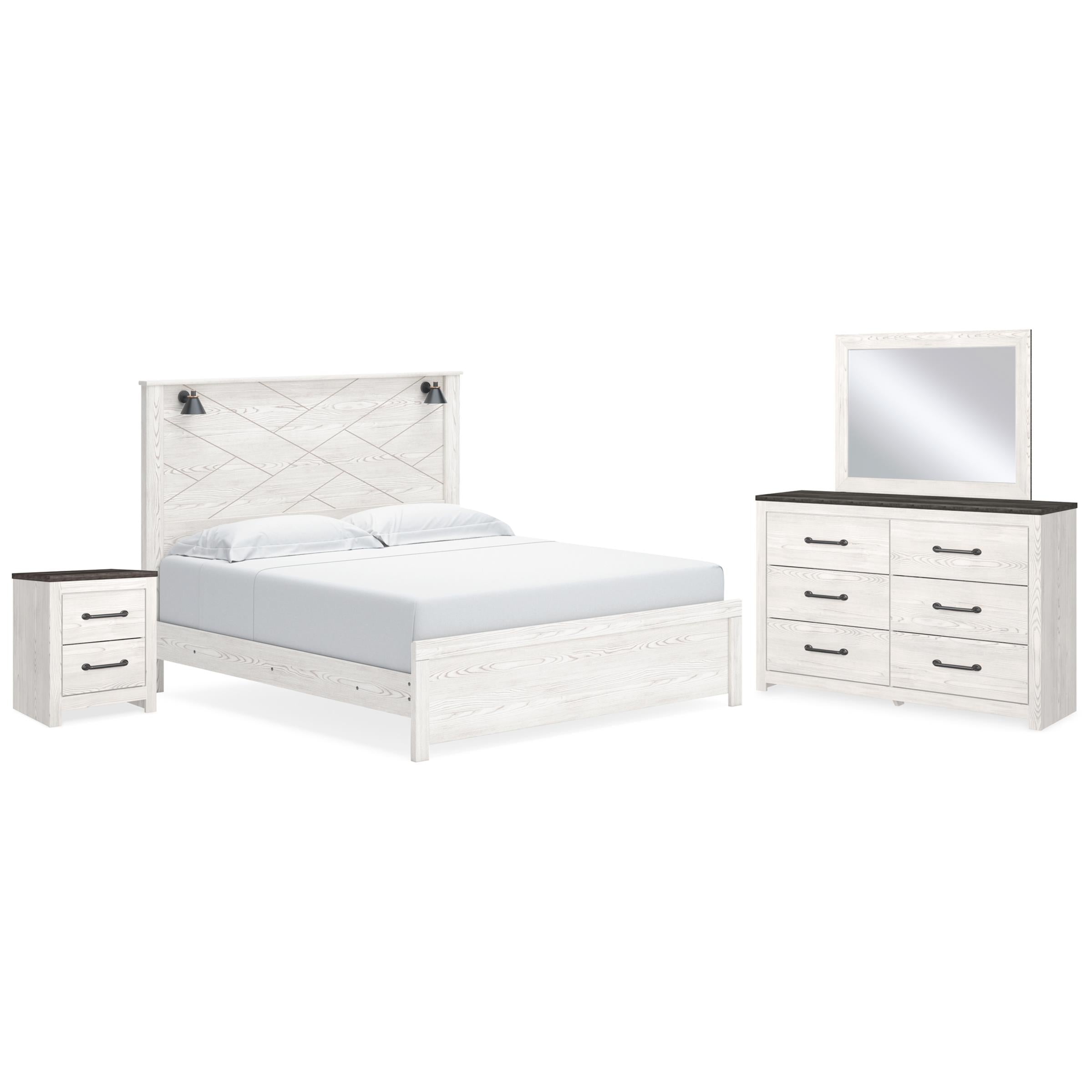 Signature Design by Ashley Gerridan B1190B10 6 pc King Panel Bedroom Set - Image 1