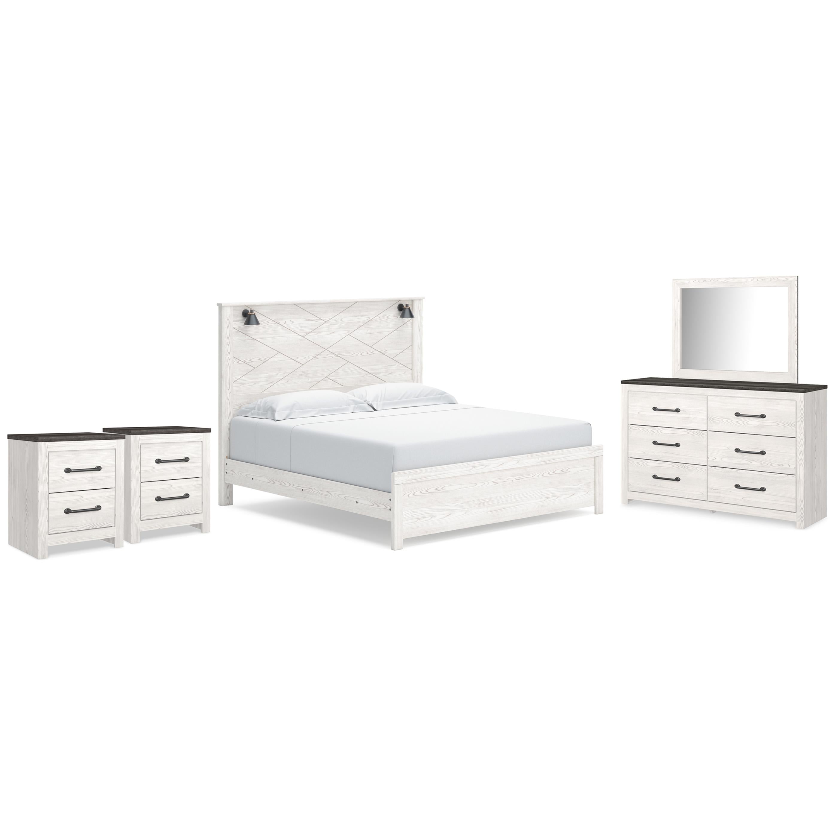 Signature Design by Ashley Gerridan B1190B31 7 pc King Panel Bedroom Set - Image 1