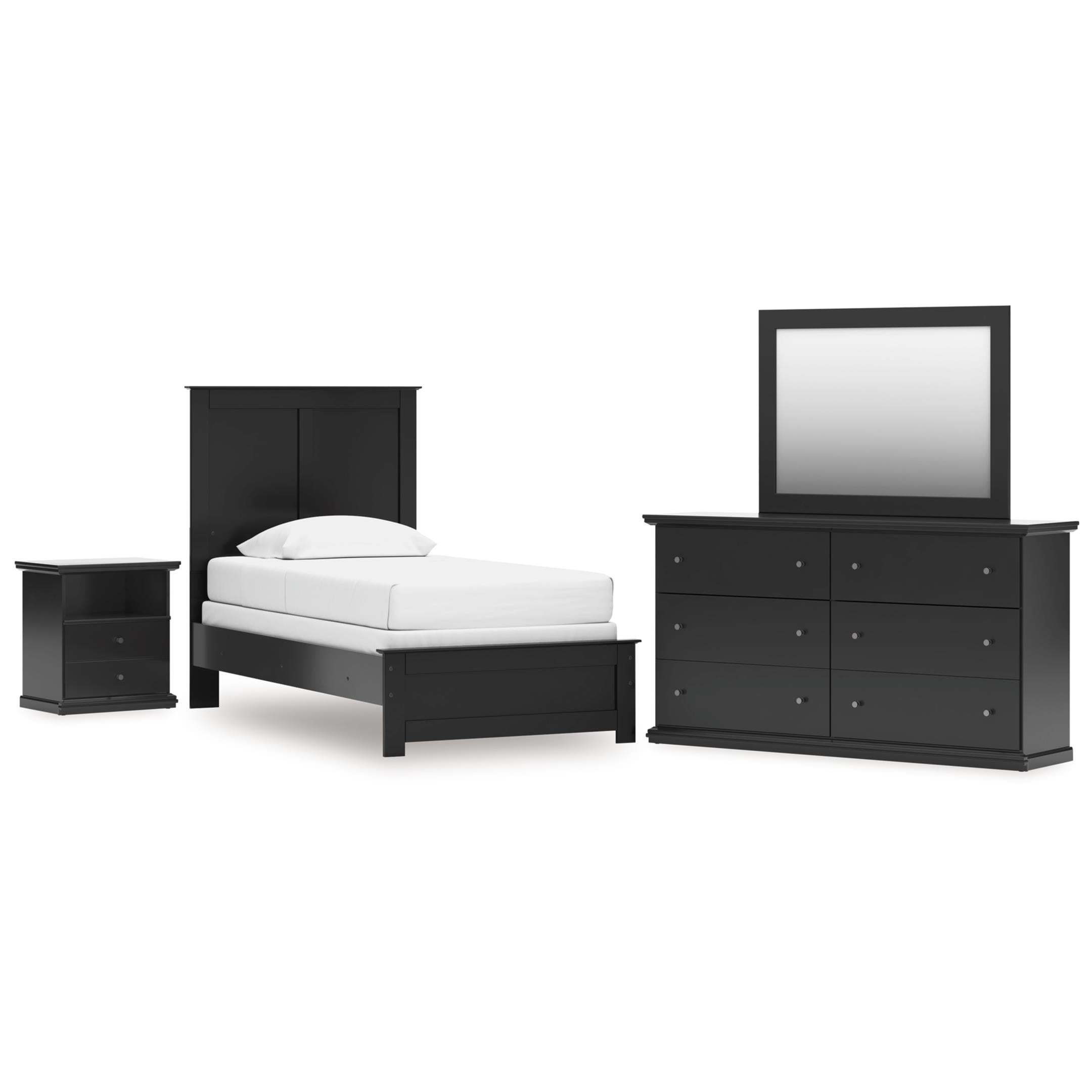 Signature Design by Ashley Maribel B138B61 6 pc Twin Panel Bedroom Set - Image 1
