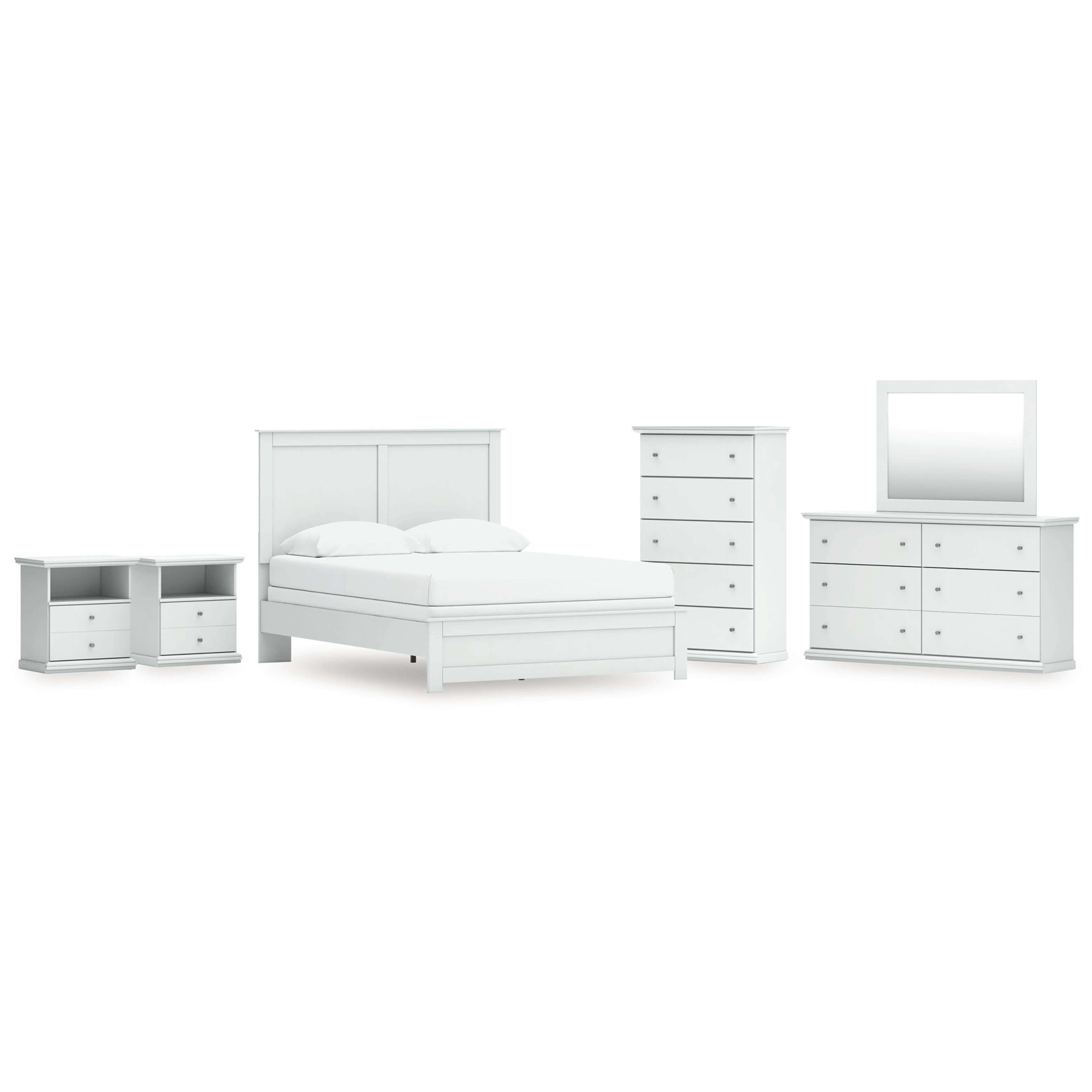 Signature Design by Ashley Bostwick Shoals B139B49 8 pc Queen Panel Bedroom Set - Image 1