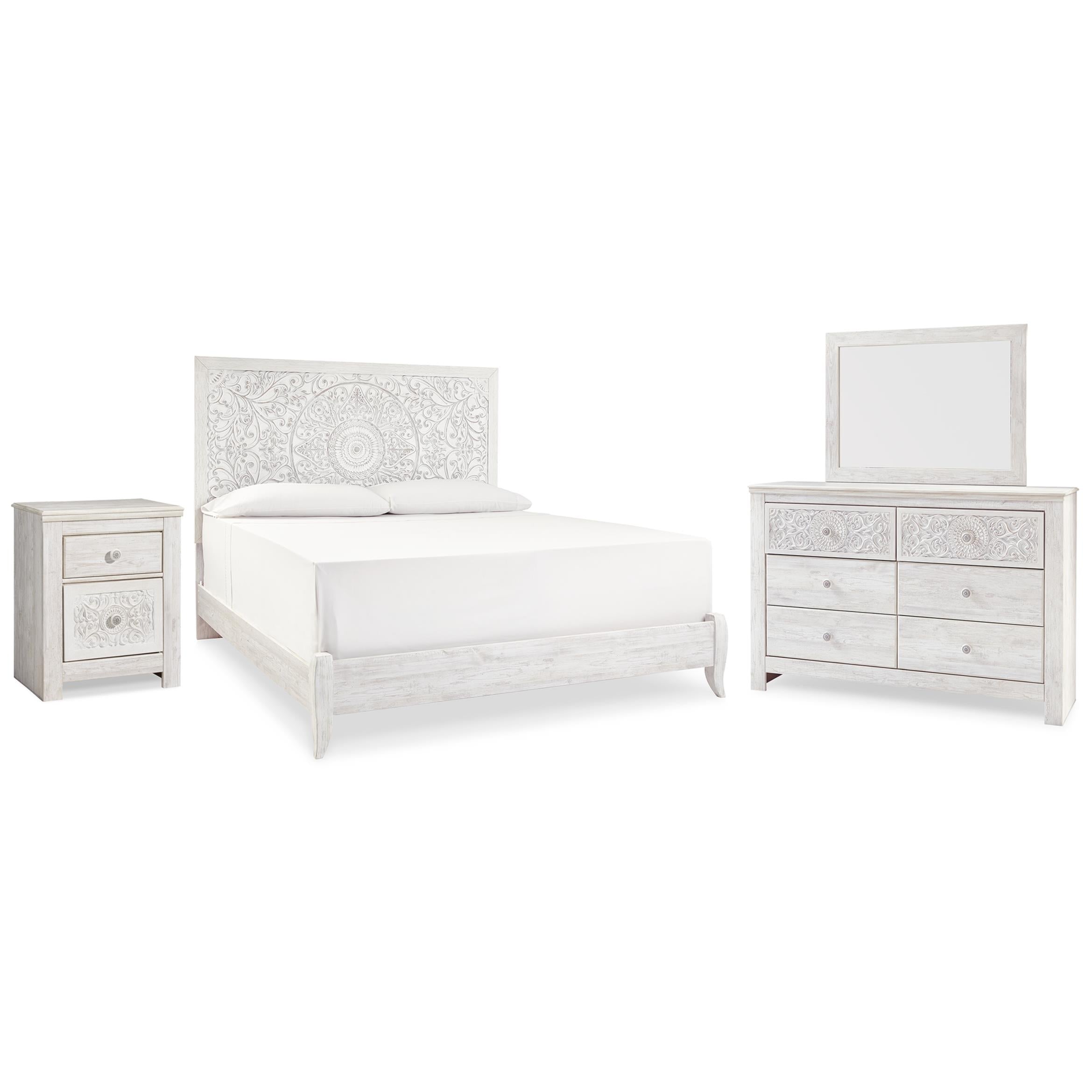 Signature Design by Ashley Paxberry B181B33 5 pc King Panel Bedroom Set - Image 1