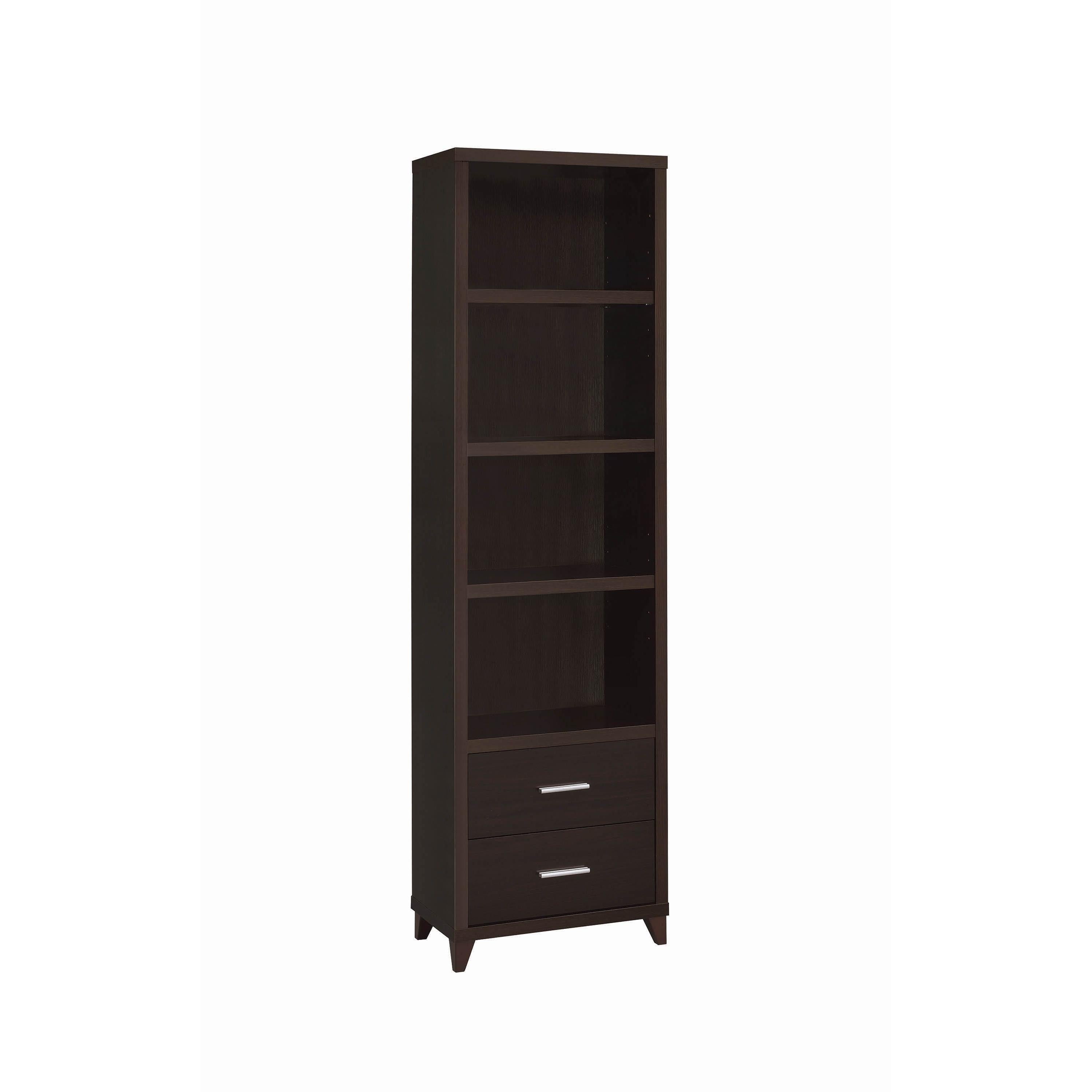 Coaster Furniture Lewes 700882 4-shelf Engineered Wood Media Tower – Cappuccino