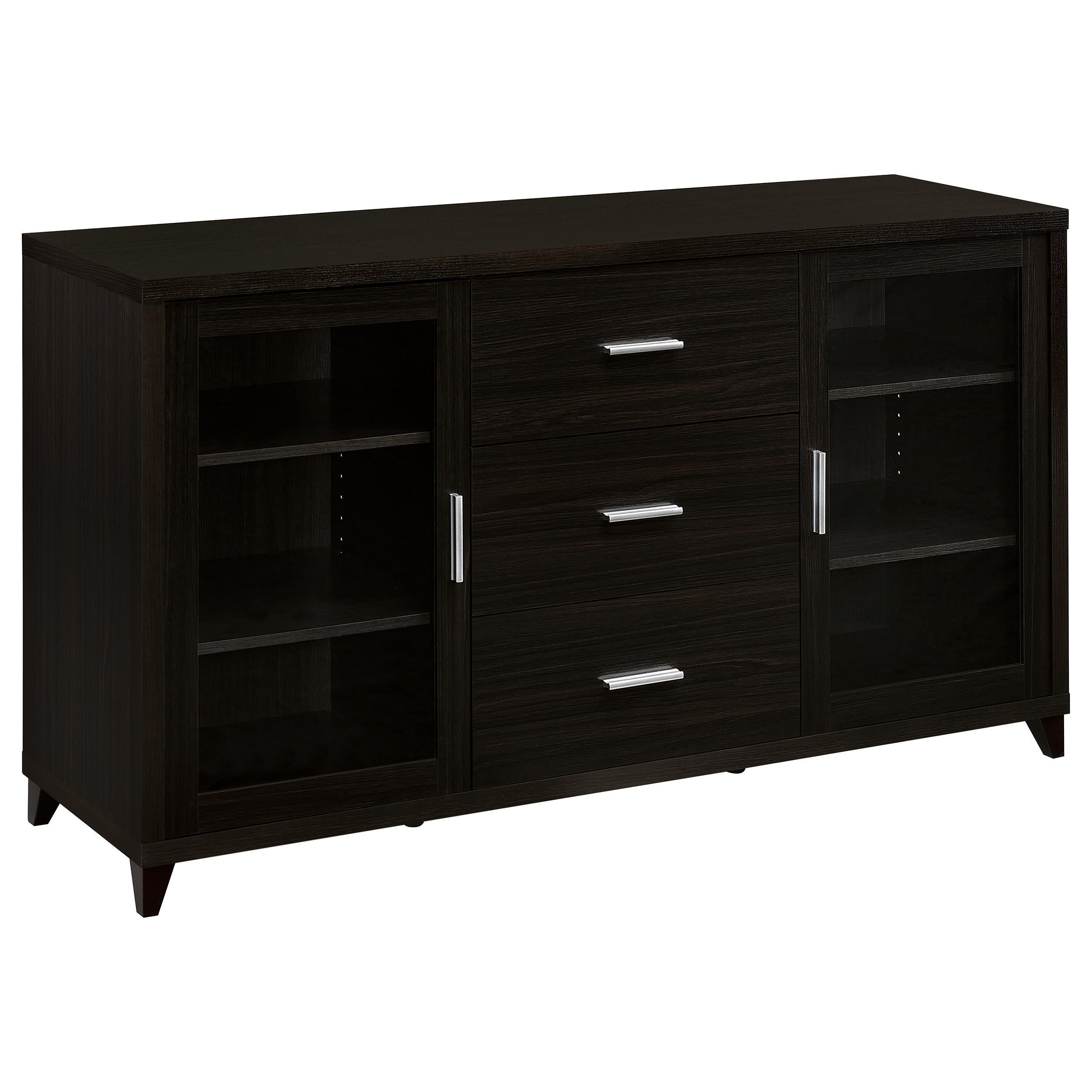 Coaster Furniture Lewes 700881 2-door Engineered Wood 60" TV Stand - Cappuccino - Image 1