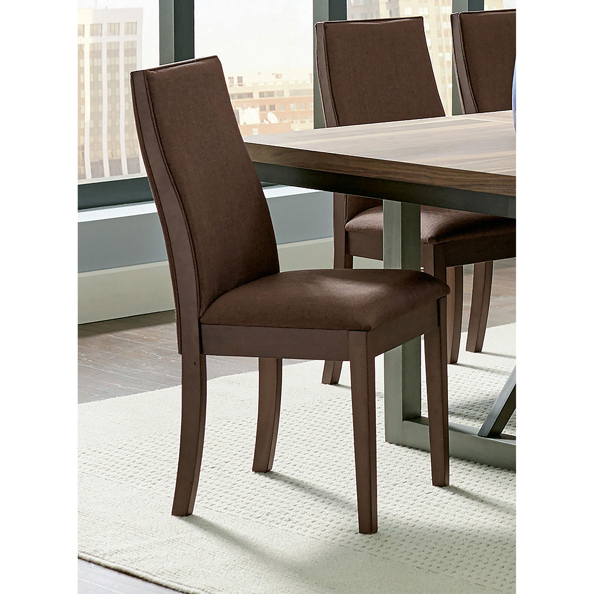 Coaster Furniture Spring Creek 106582 Upholstered Dining Chair - Chocolate (Set of 2) - Image 2