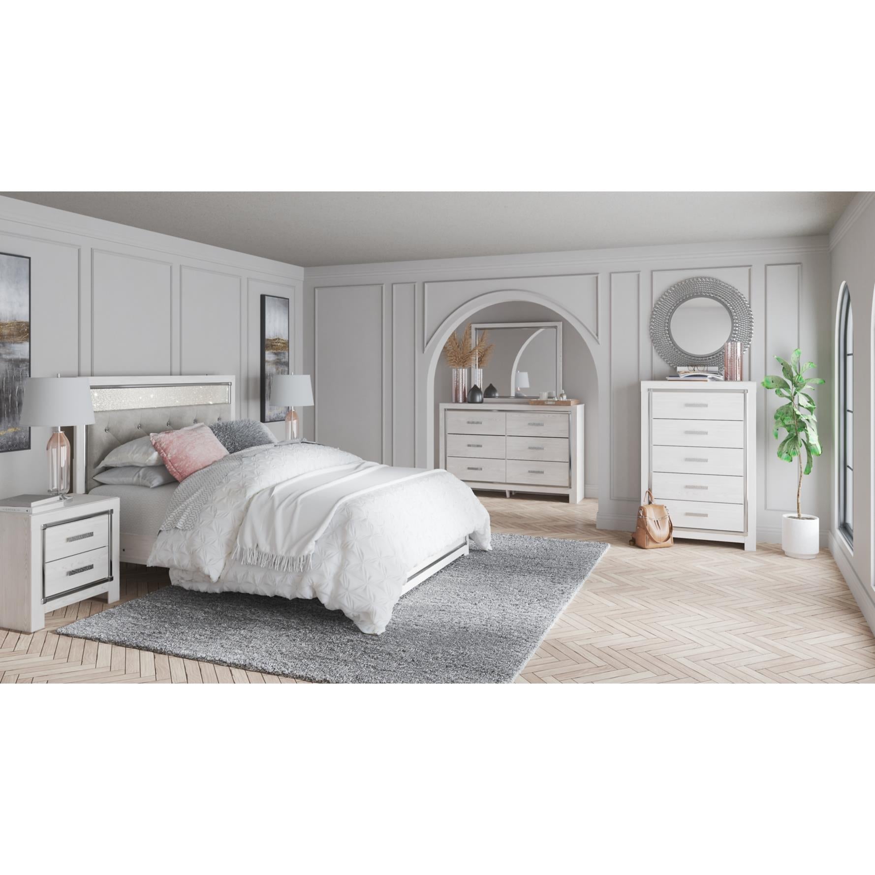 Signature Design by Ashley Altyra B2640B35 6 pc Queen Panel Bedroom Set - Image 1