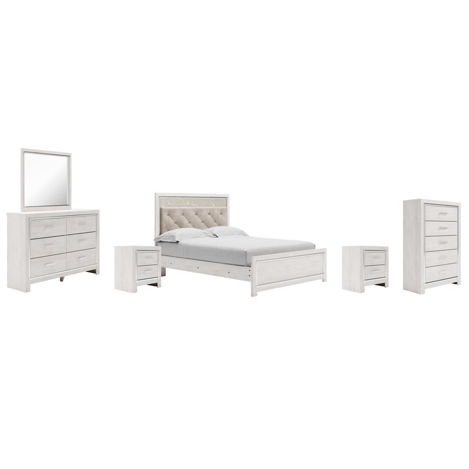 Signature Design by Ashley Altyra B2640B36 8 pc Queen Panel Bedroom Set - Image 1