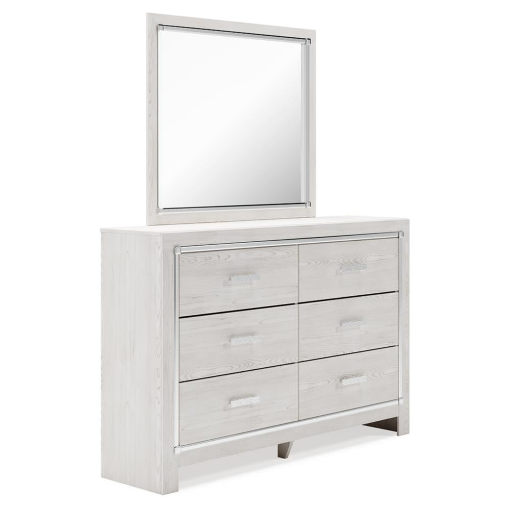 Signature Design by Ashley Altyra B2640B43 6 pc Queen Bookcase Bedroom Set - Image 2