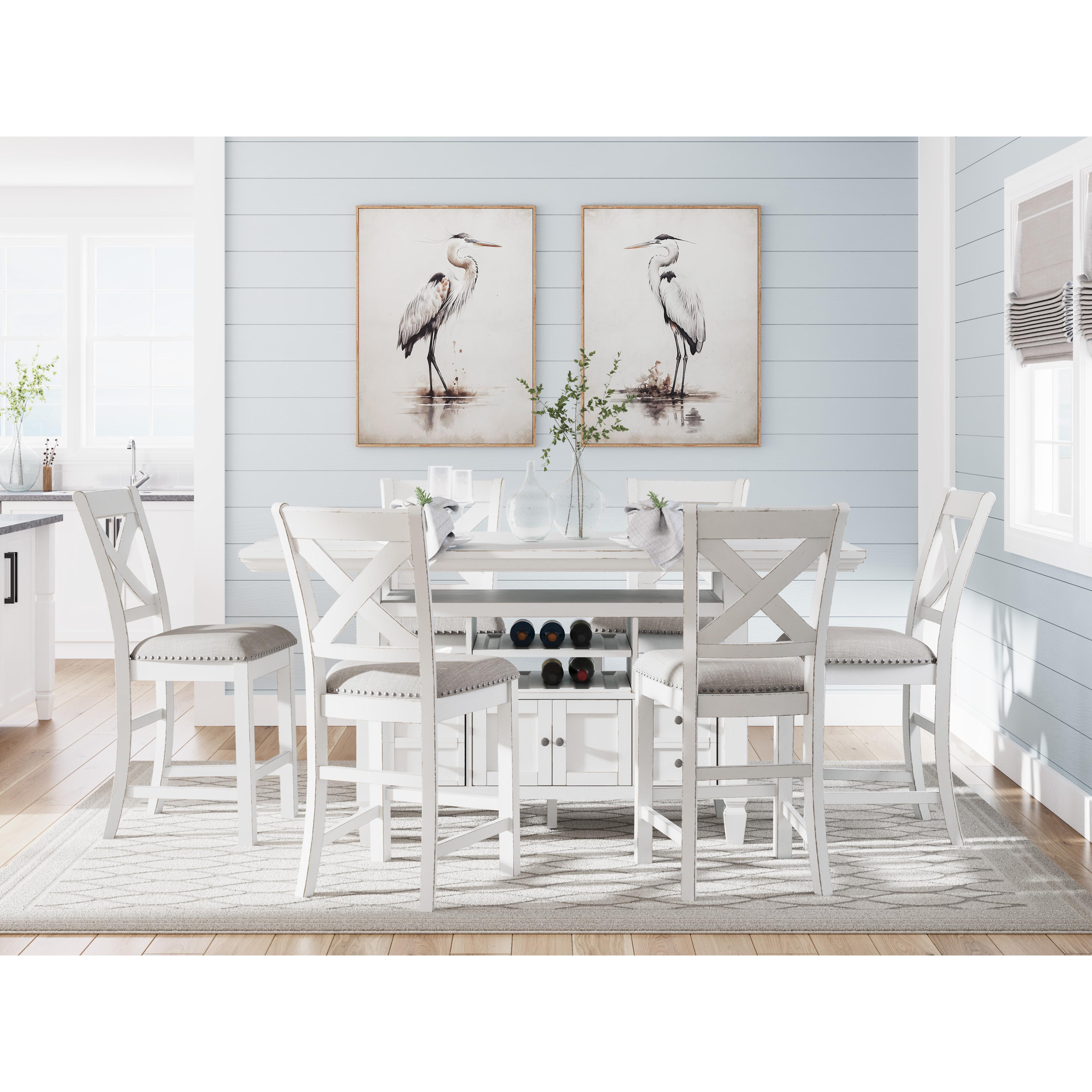 Signature Design by Ashley Robbinsdale D642 7 pc Counter Height Dining Set - Image 1