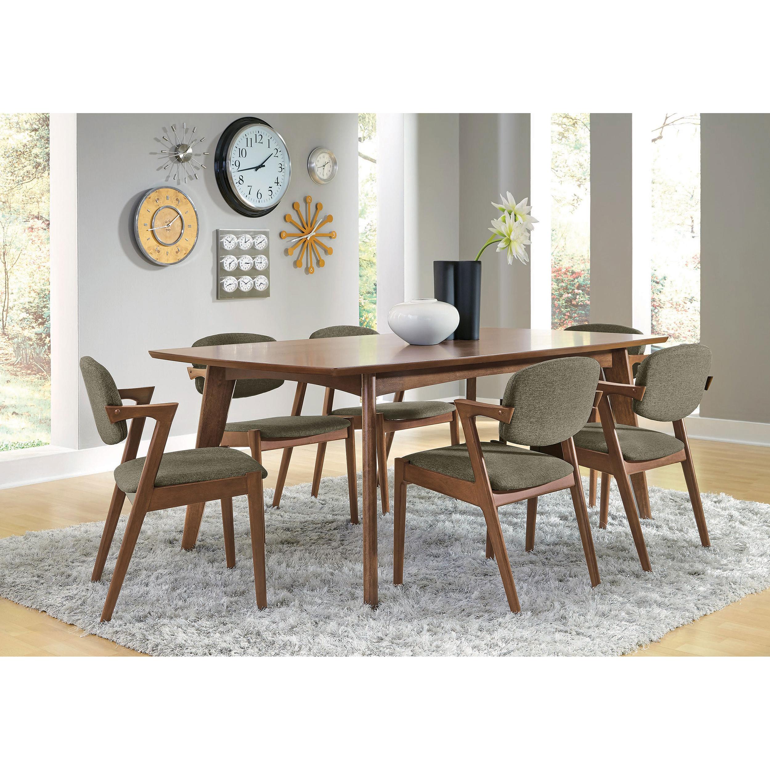 Coaster Furniture Malone 105351 Rectangular 78-inch Wood Dining Table - Dark Walnut - Image 3