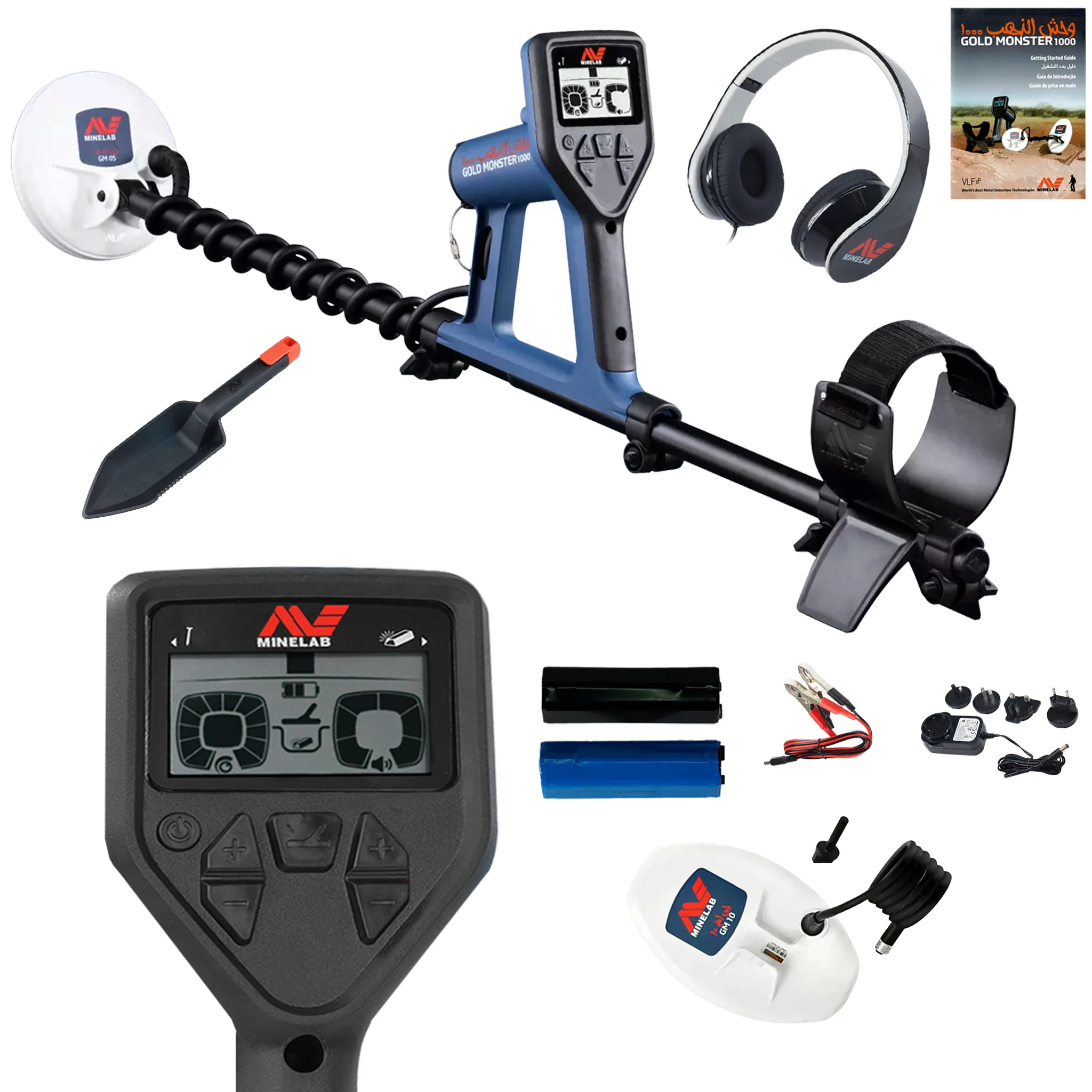 Minelab Gold Monster 1000 Metal Detector - Dual Coil Gold Finder - Image 1