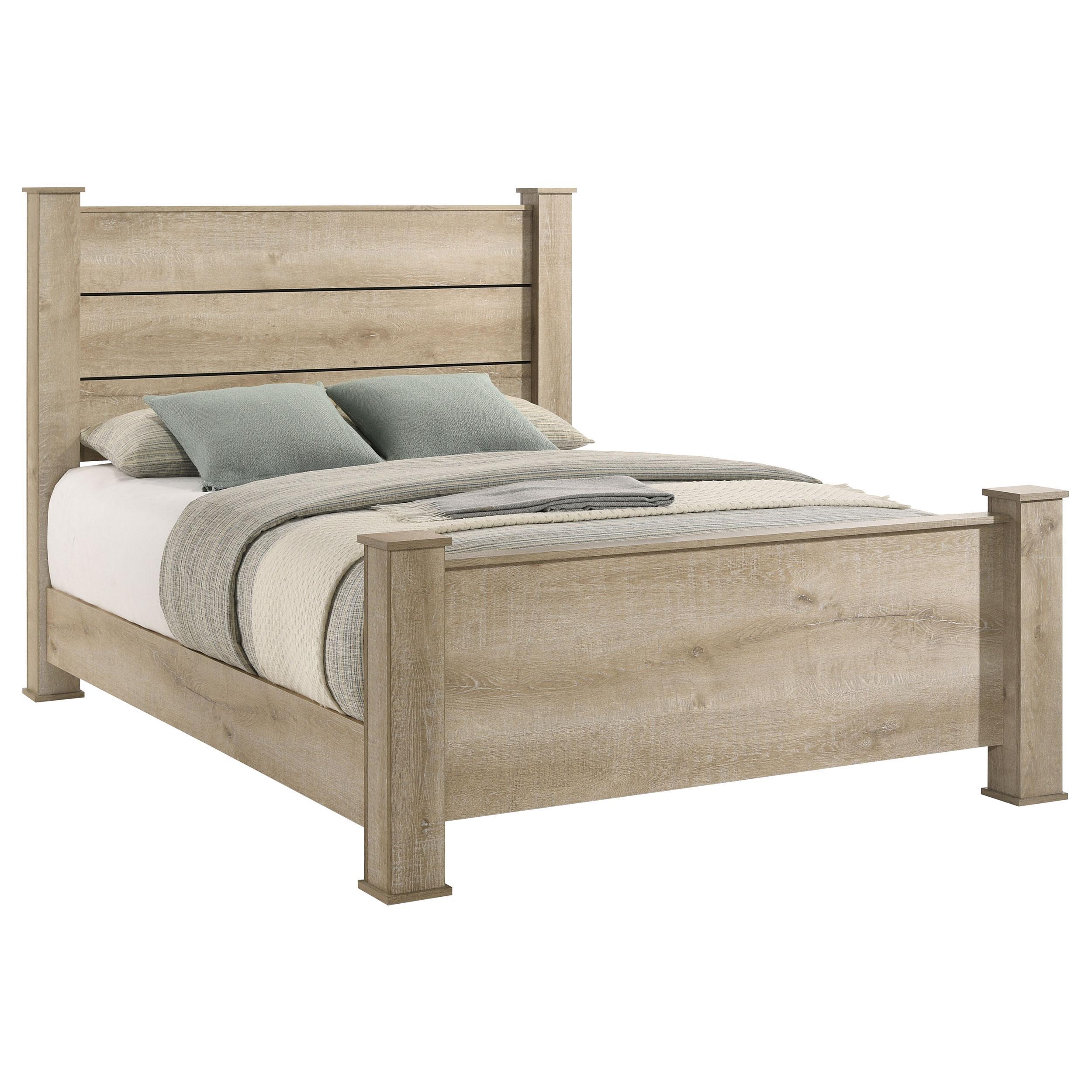Coaster Furniture Oakglen 225101Q-S5 7 pc Queen Panel Bedroom Set - Image 2