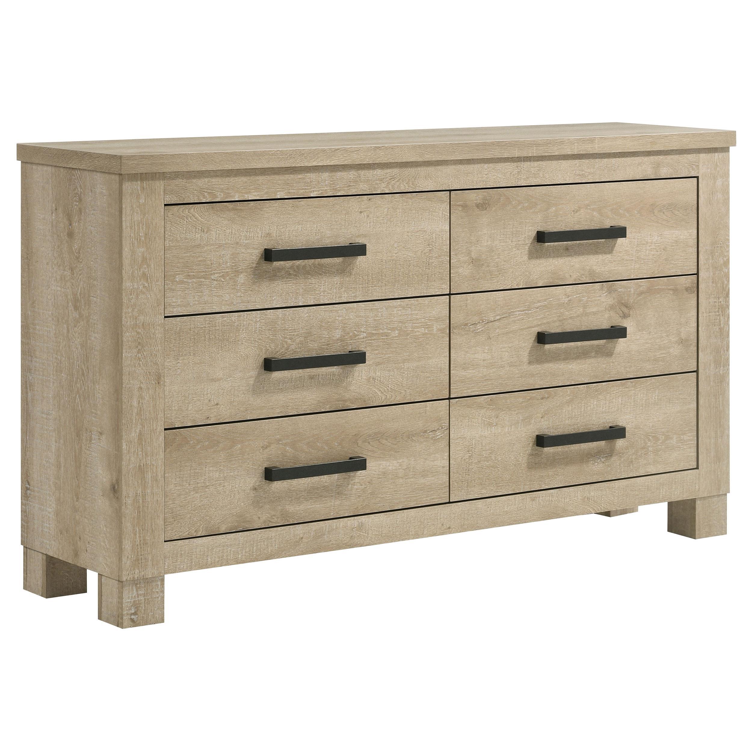 Coaster Furniture Oakglen 225101Q-S5 7 pc Queen Panel Bedroom Set - Image 3