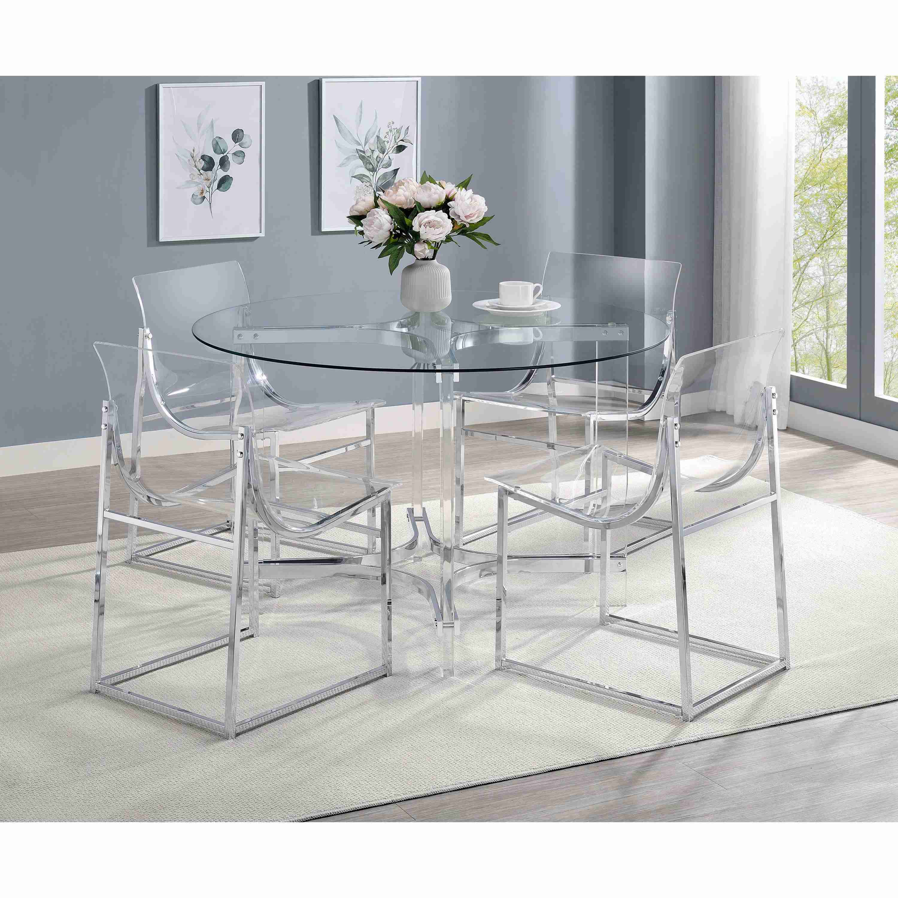 Coaster Furniture Keeling 108501-S5 5 pc Dining Set - Image 1