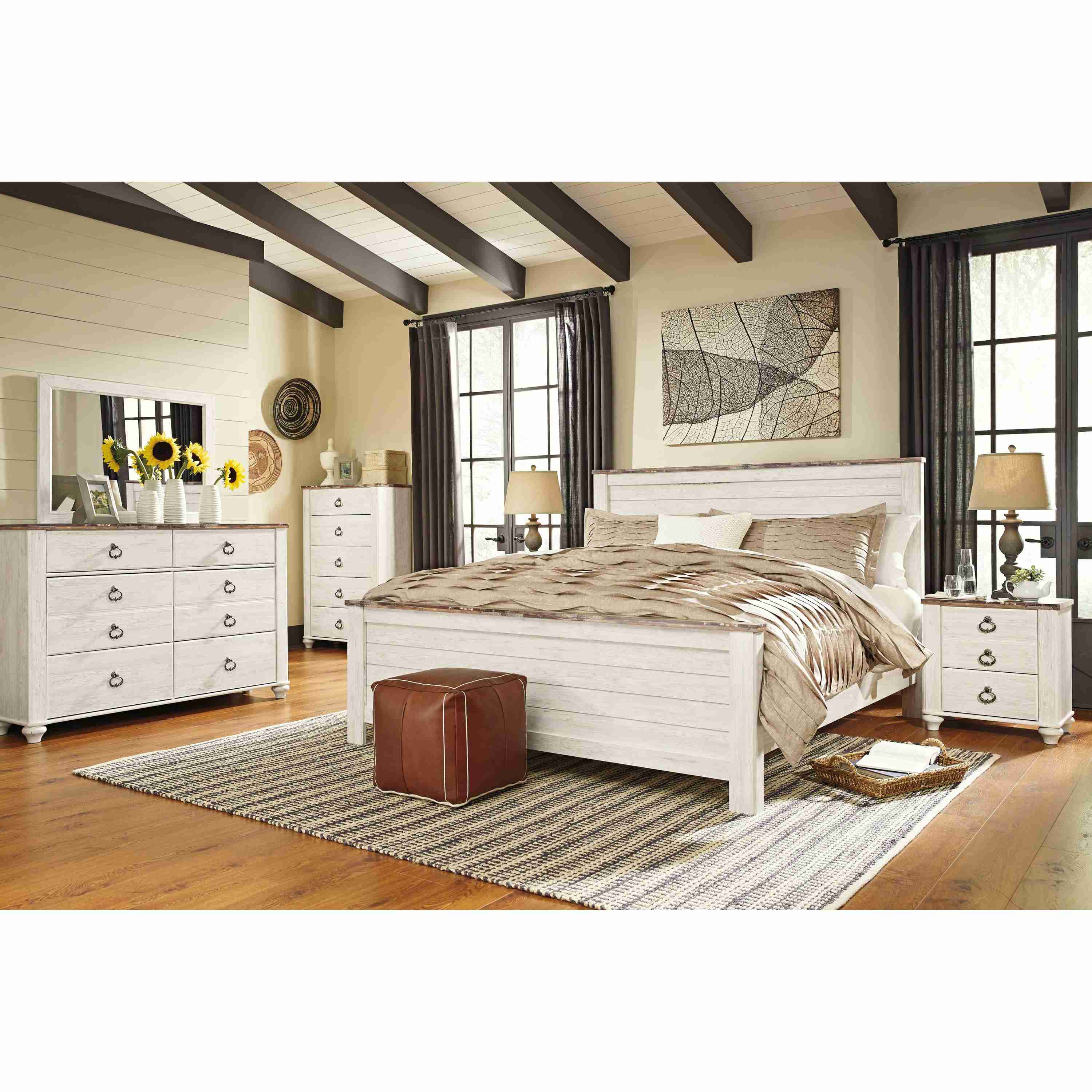 Signature Design by Ashley Willowton King Panel Bed B267-58/B267-56/B267-99 - Image 2