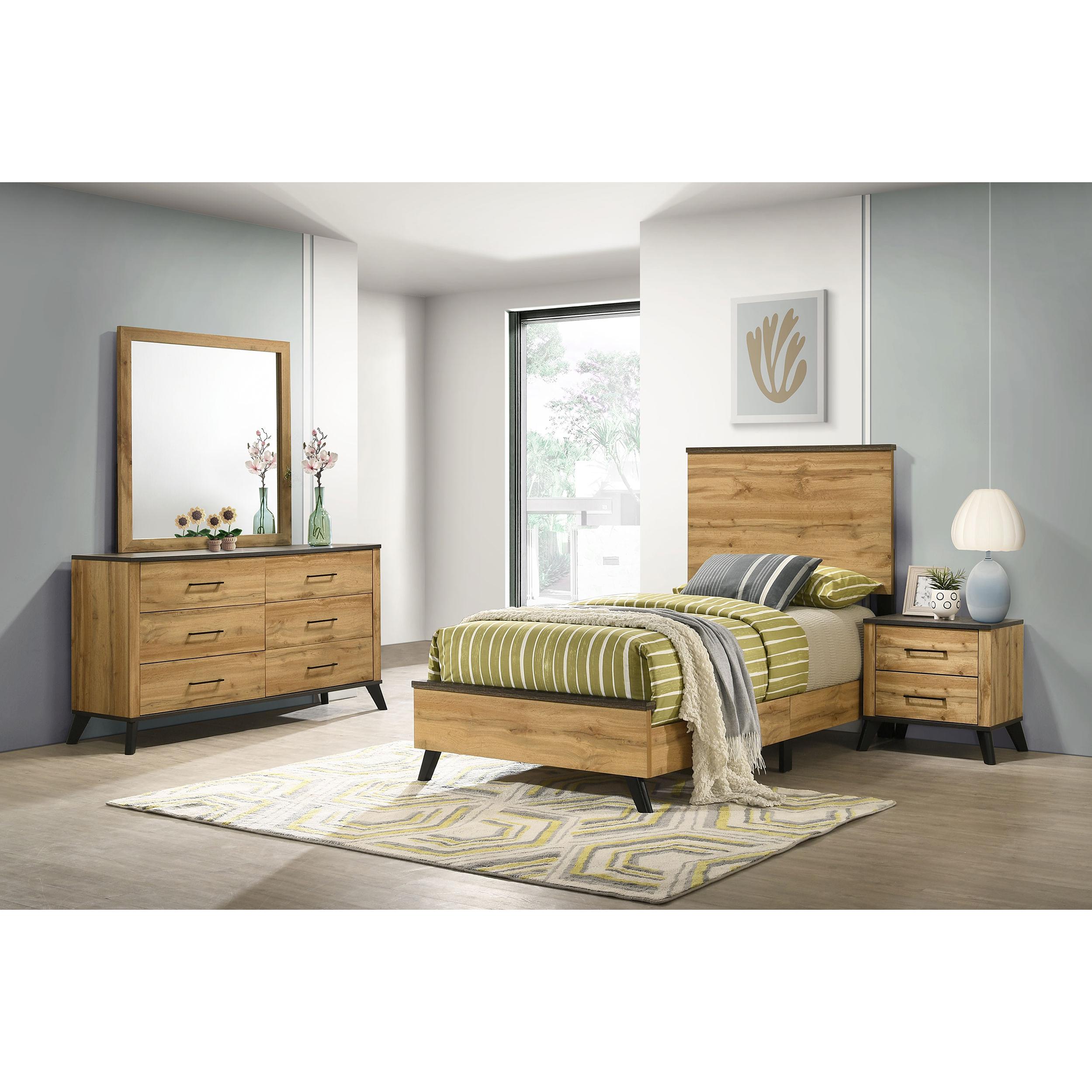 Coaster Furniture Kaywood 225001T-S4 6 pc Twin Panel Bedroom Set - Image 1