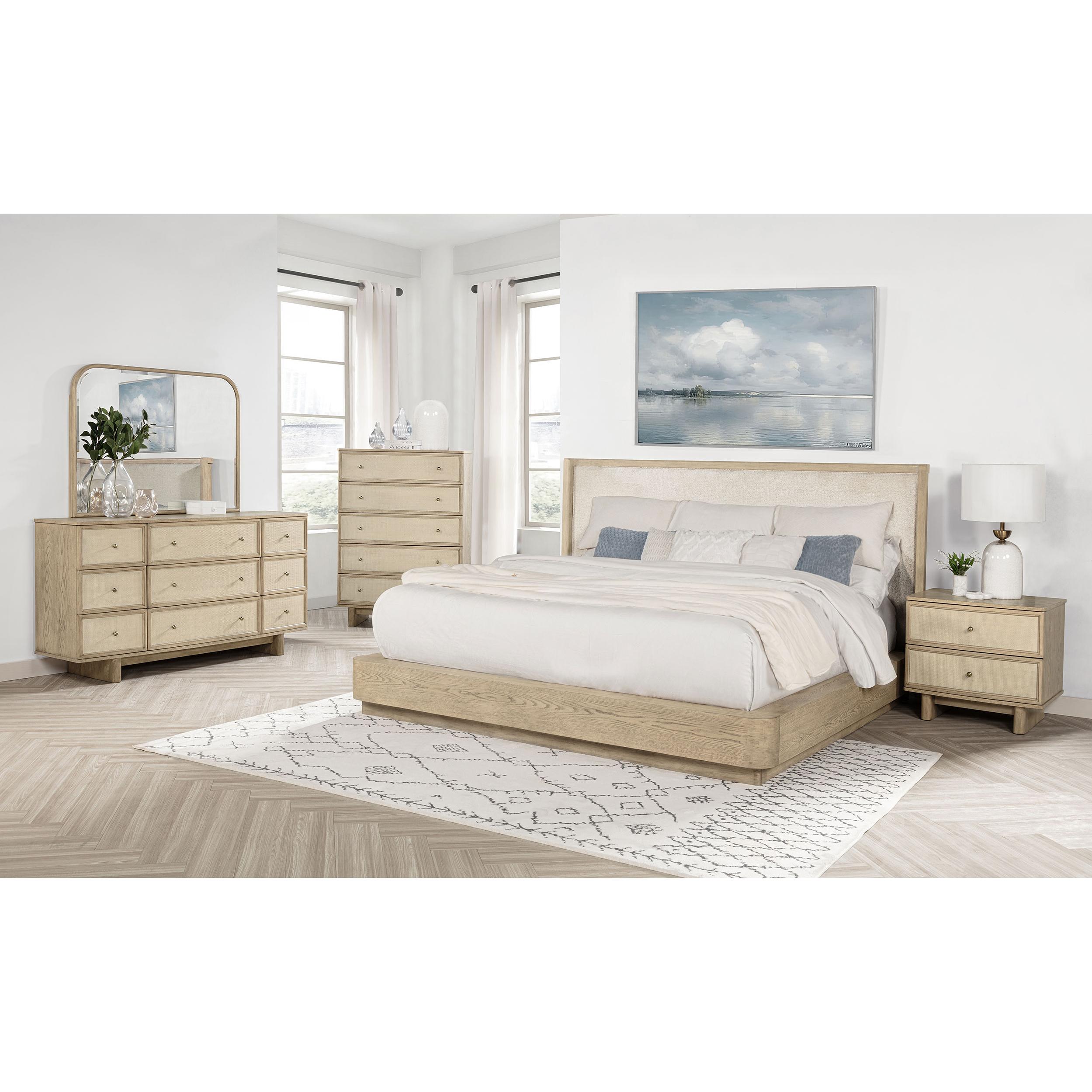 Coaster Furniture Kailani 225041KE-S5 7 pc King Panel Bedroom Set - Image 1