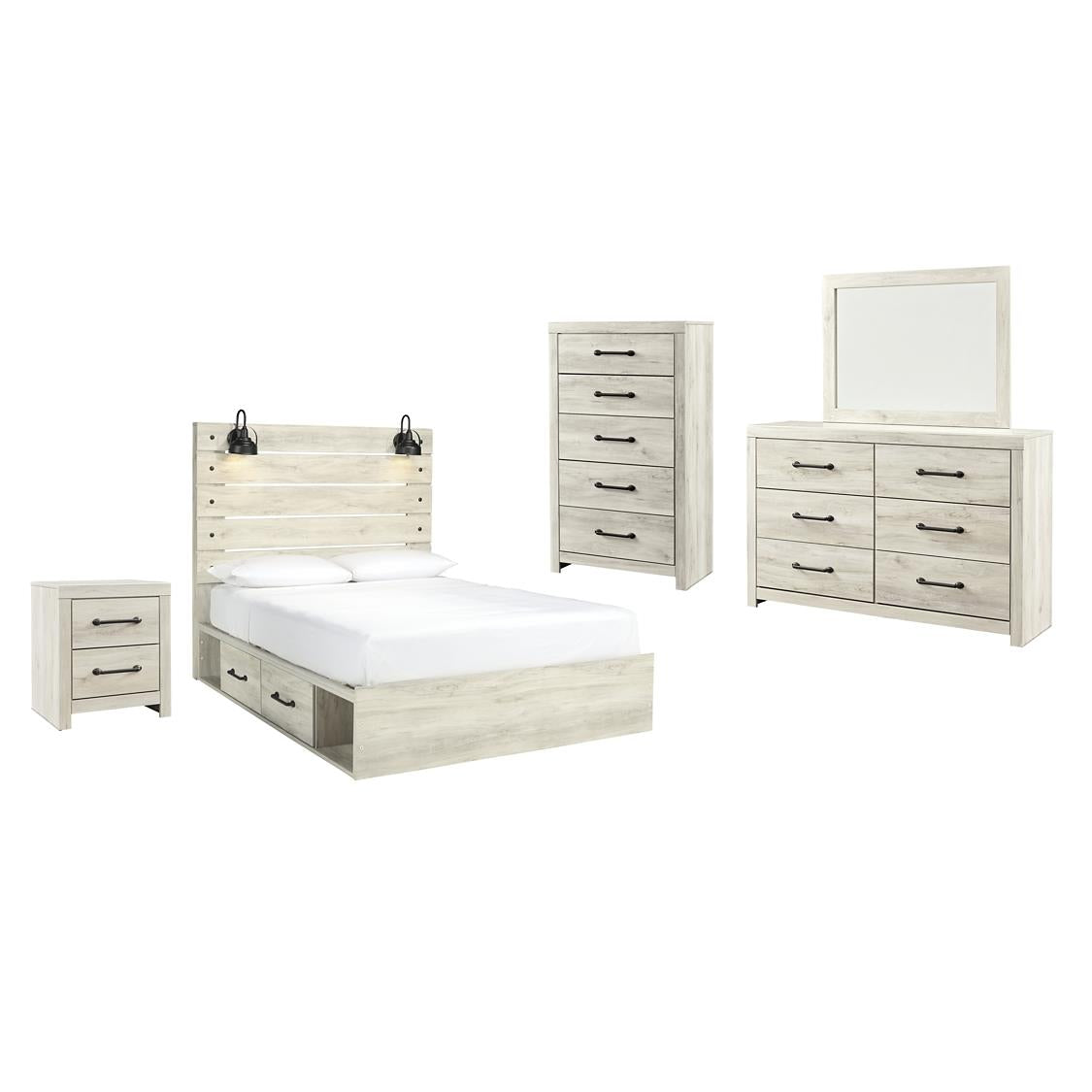 Signature Design by Ashley Cambeck B192B60 7 pc Queen Panel Bedroom Set - Image 1