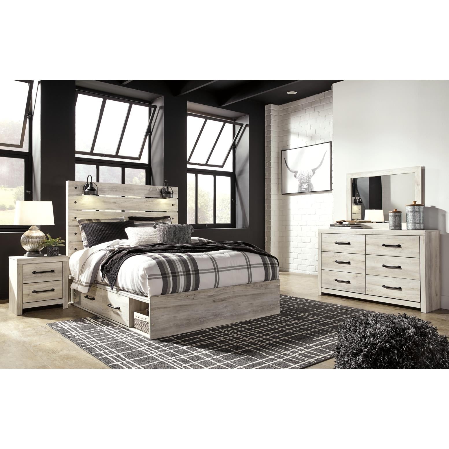 Signature Design by Ashley Cambeck B192B71 7 pc Queen Panel Bedroom Set - Image 1