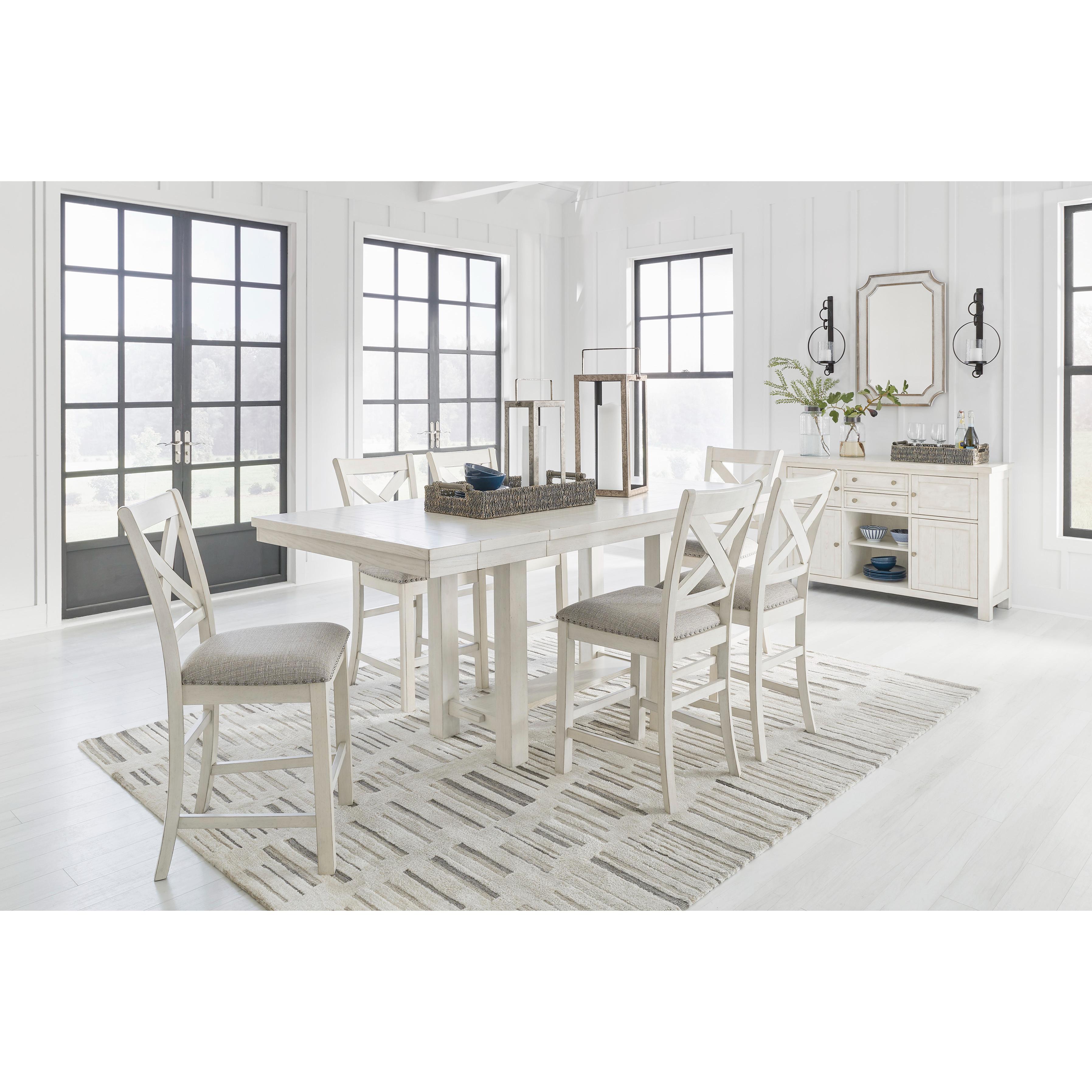 Signature Design by Ashley Robbinsdale D642D5 7 pc Counter Height Dining Set - Image 1