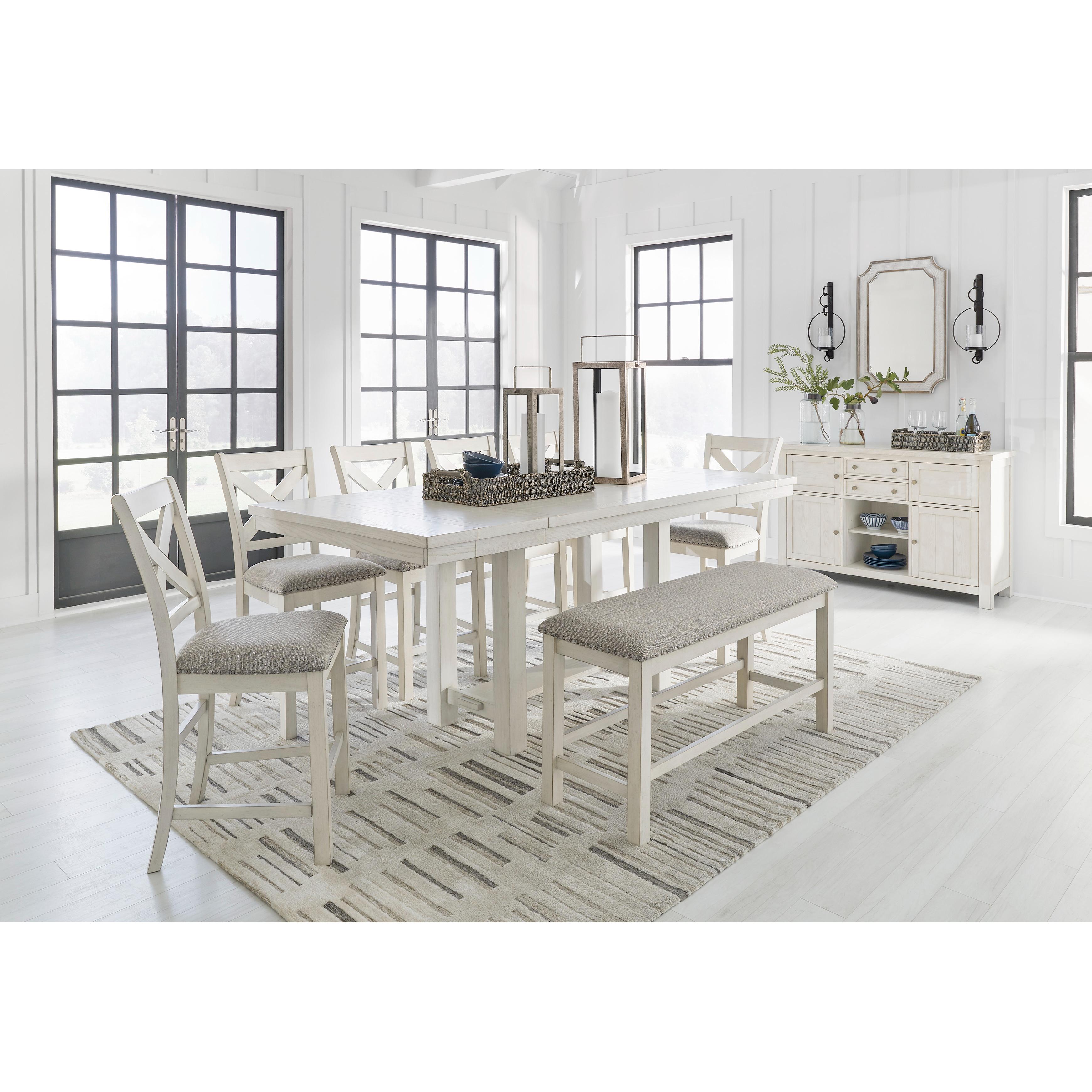 Signature Design by Ashley Robbinsdale D642D8 5 pc Counter Height Dining Set - Image 1
