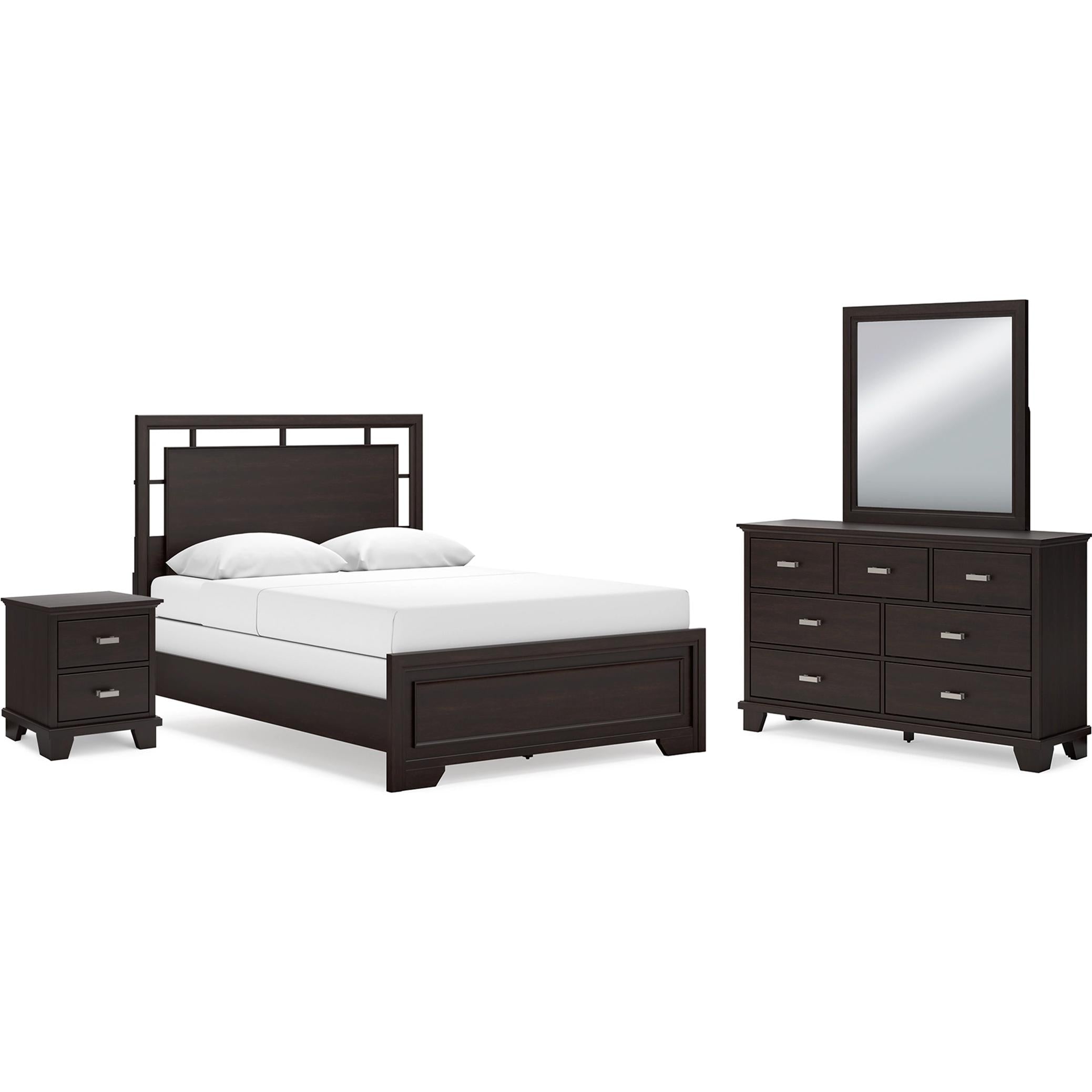 Signature Design by Ashley Covetown B441B12 6 pc Queen Panel Bedroom Set - Image 1
