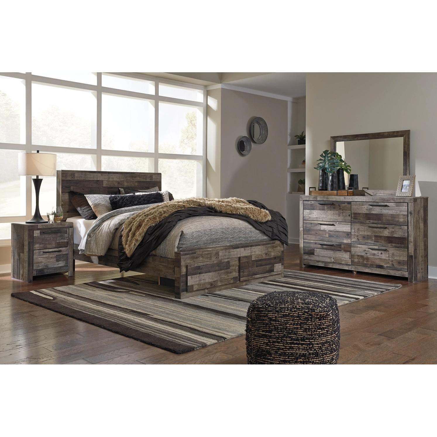 Benchcraft Derekson B200B49 7 pc Queen Panel Bedroom Set - Image 1