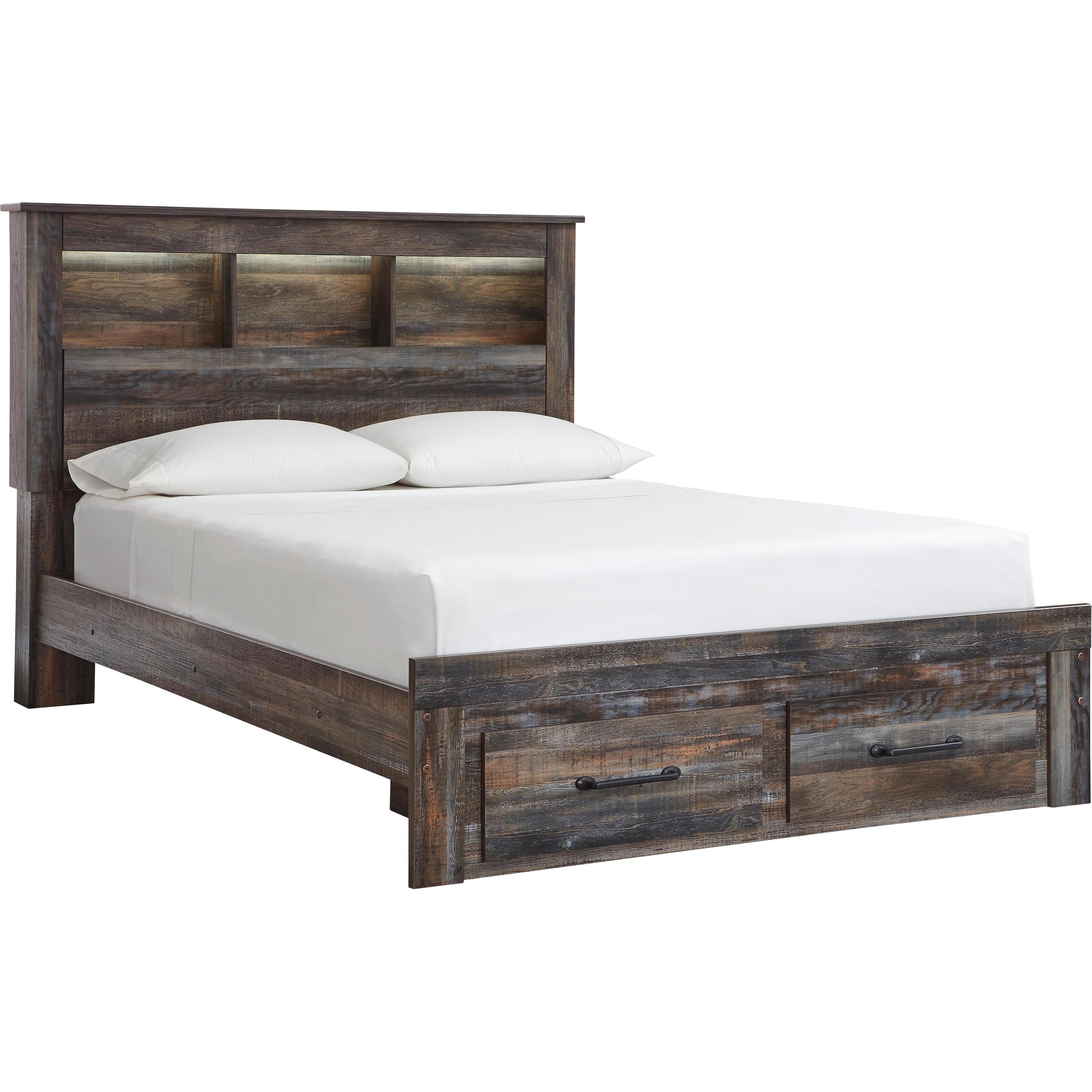 Signature Design by Ashley Drystan B211B77 8 pc Queen Bookcase Bedroom Set - Image 2