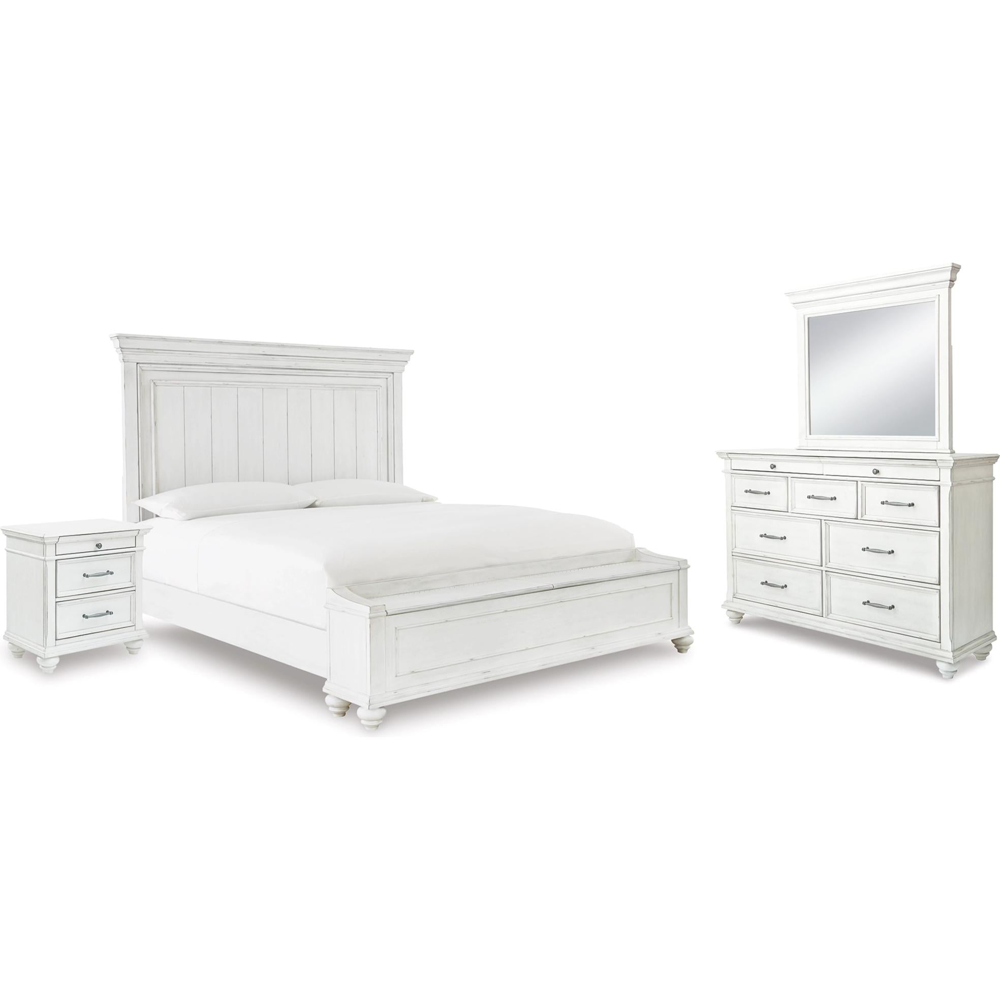 Benchcraft Kanwyn B777B19 6 pc Queen Panel Bedroom Set - Image 1