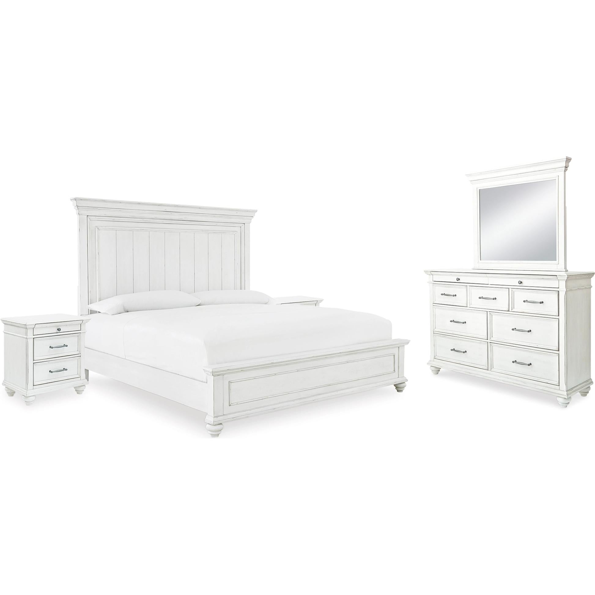 Benchcraft Kanwyn B777B28 7 pc Queen Panel Bedroom Set - Image 1