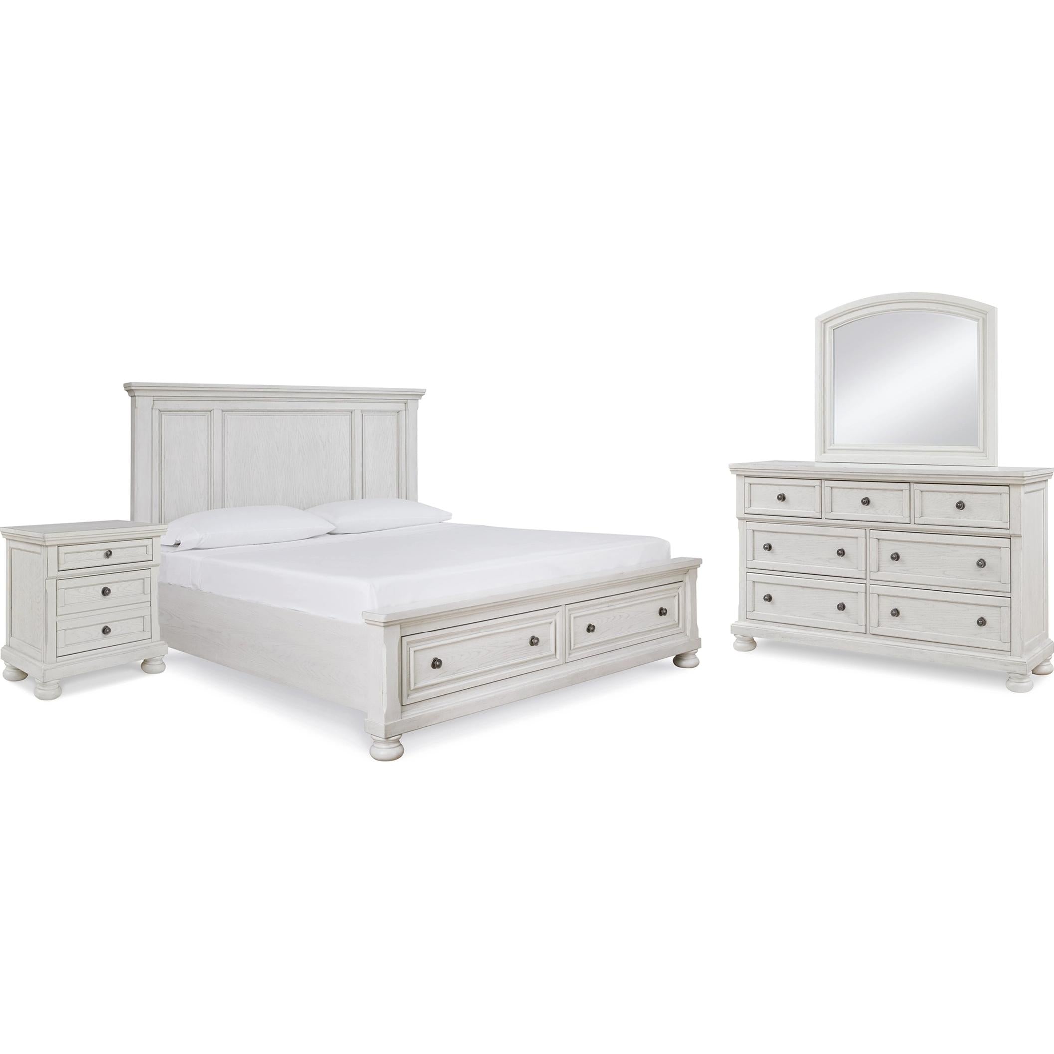 Signature Design by Ashley Robbinsdale B742B28 6 pc Queen Panel Bedroom Set - Image 1