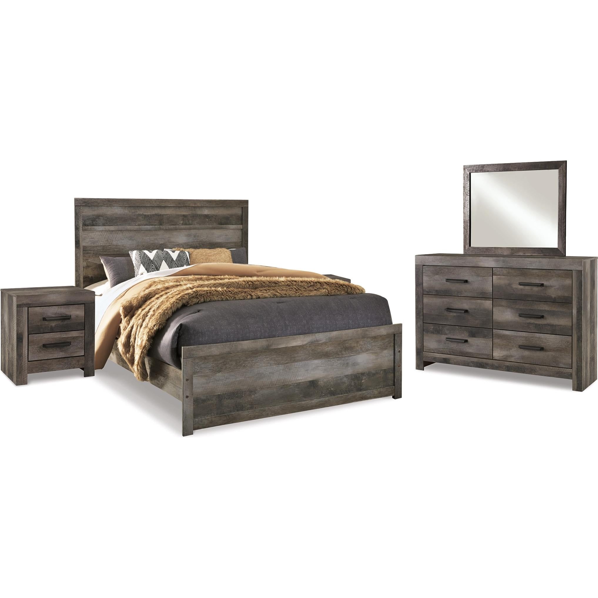 Signature Design by Ashley Wynnlow B440B36 7 pc Queen Panel Bedroom Set - Image 3