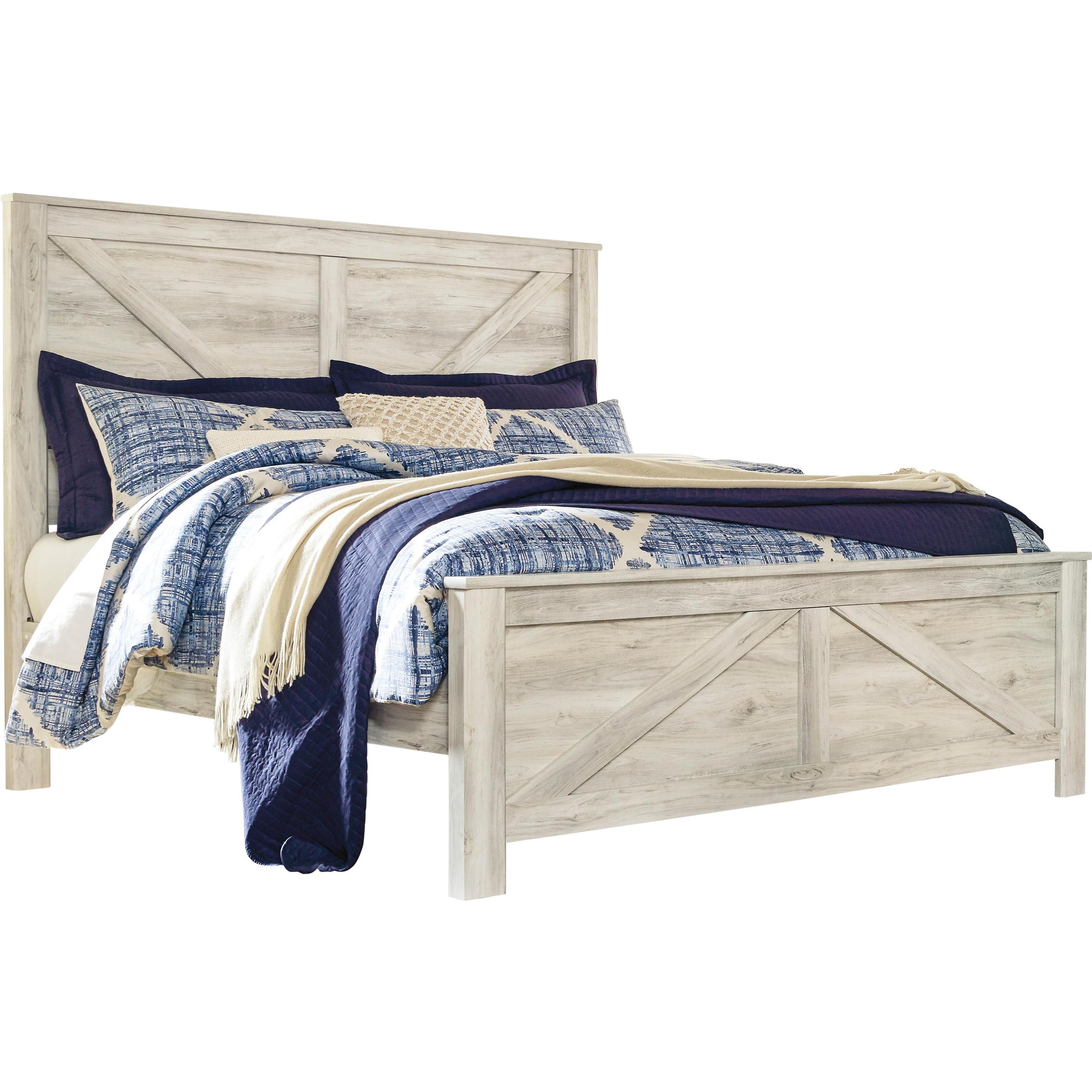 Signature Design by Ashley Bellaby B331B22 7 pc King Panel Bedroom Set - Image 2