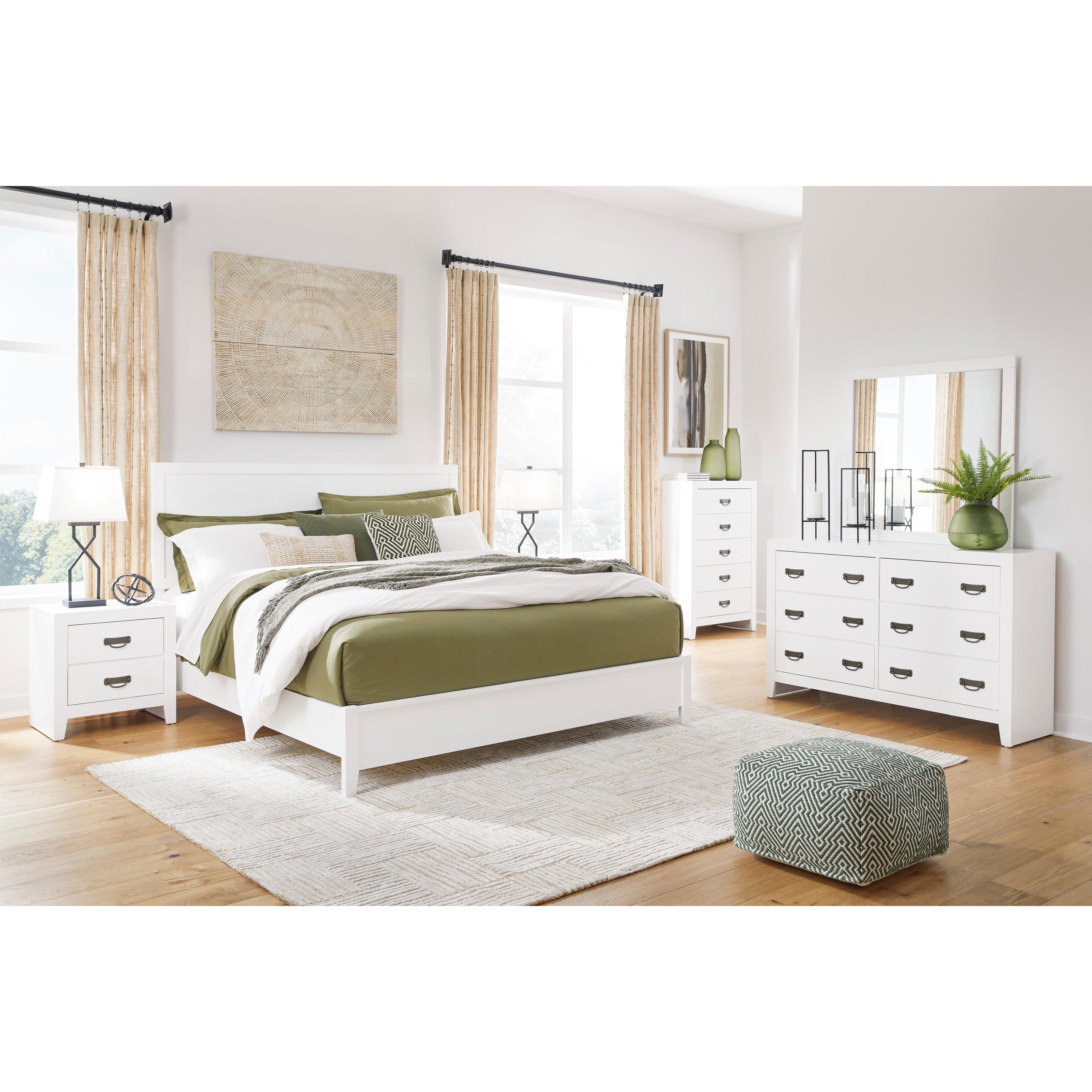 Signature Design by Ashley Binterglen B427B16 6 pc King Panel Bedroom Set - Image 1