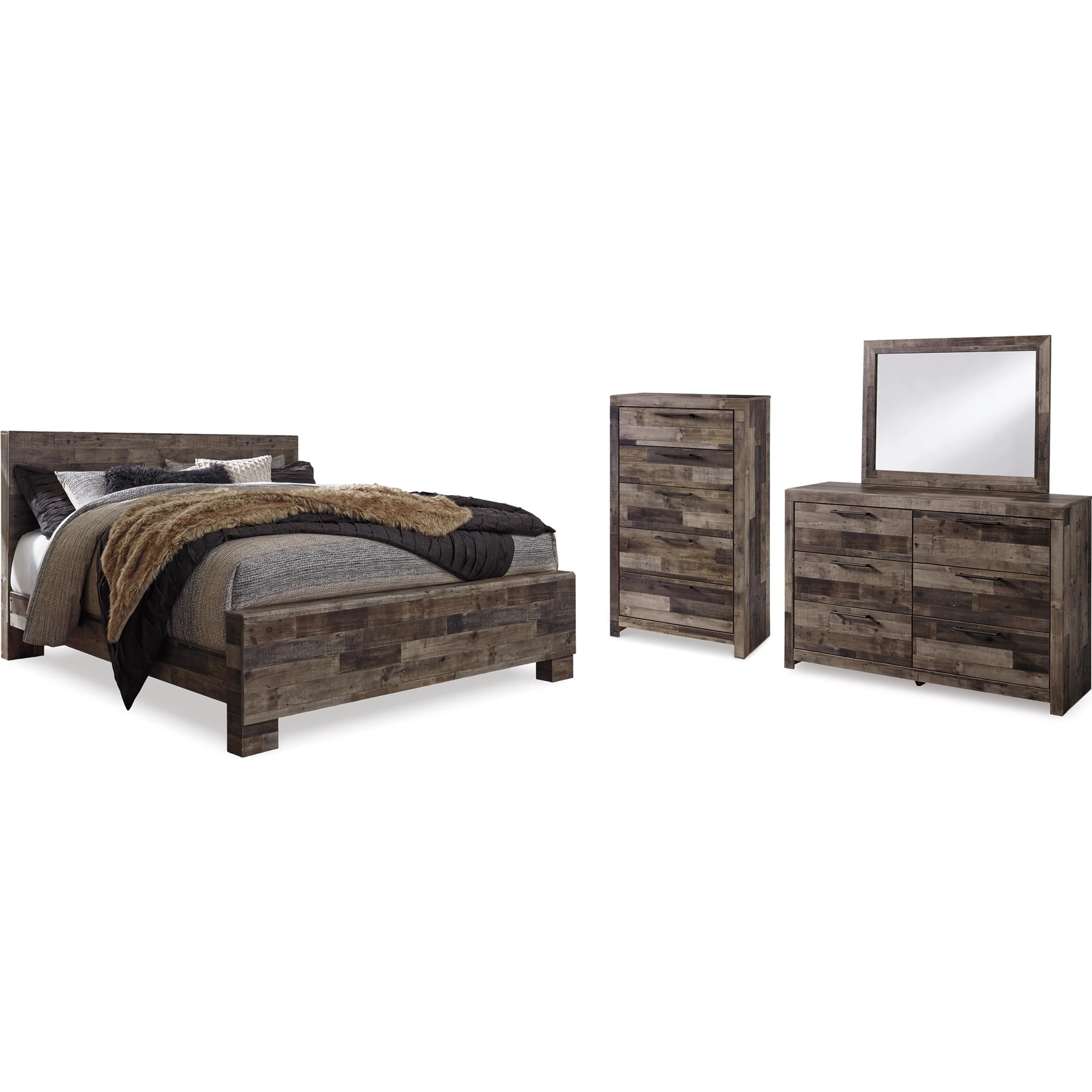 Benchcraft Derekson B200B63 6 pc King Panel Bedroom Set