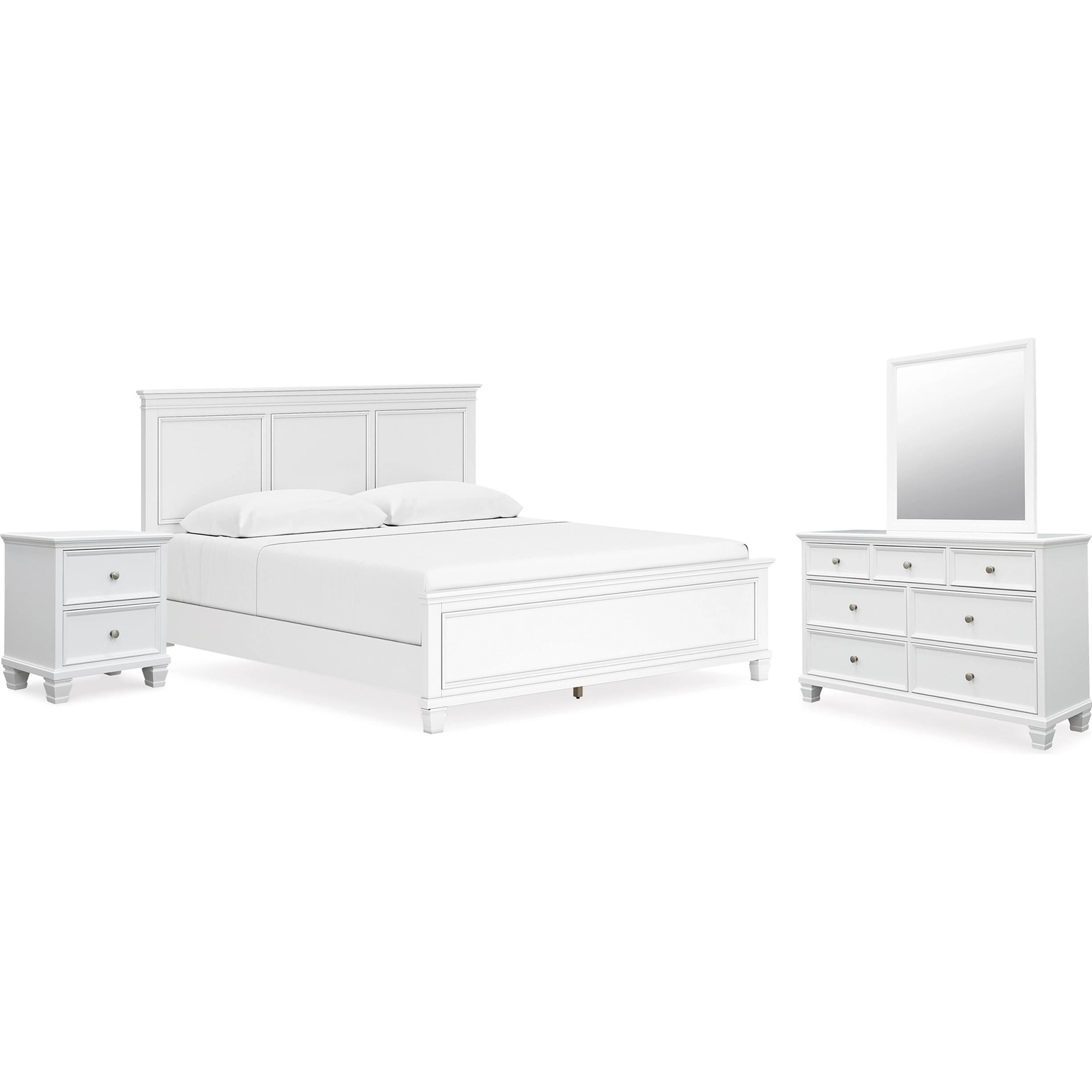 Signature Design by Ashley Fortman B680B17 6 pc King Panel Bedroom Set - Image 1