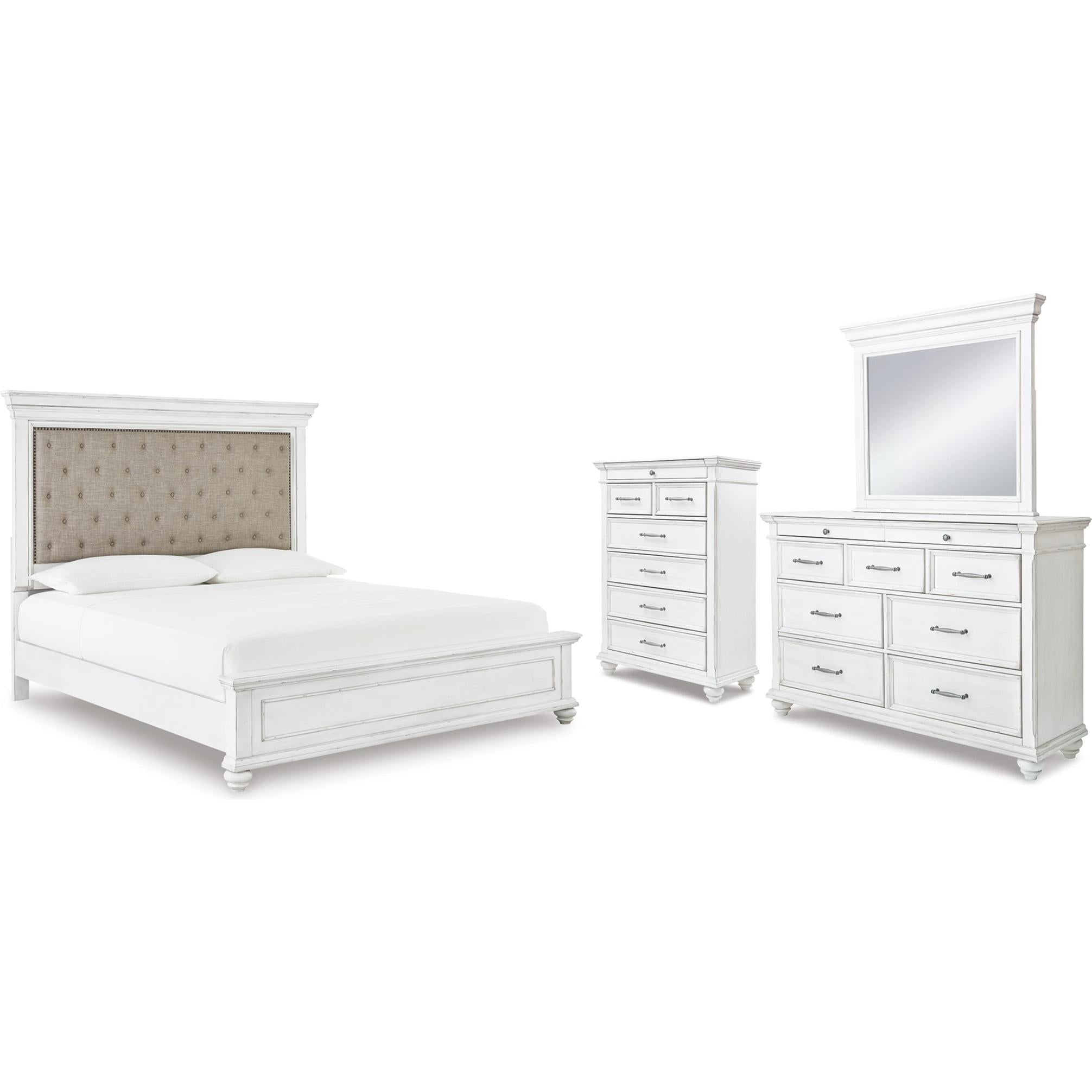 Benchcraft Kanwyn B777B18 6 pc King Panel Bedroom Set - Image 1