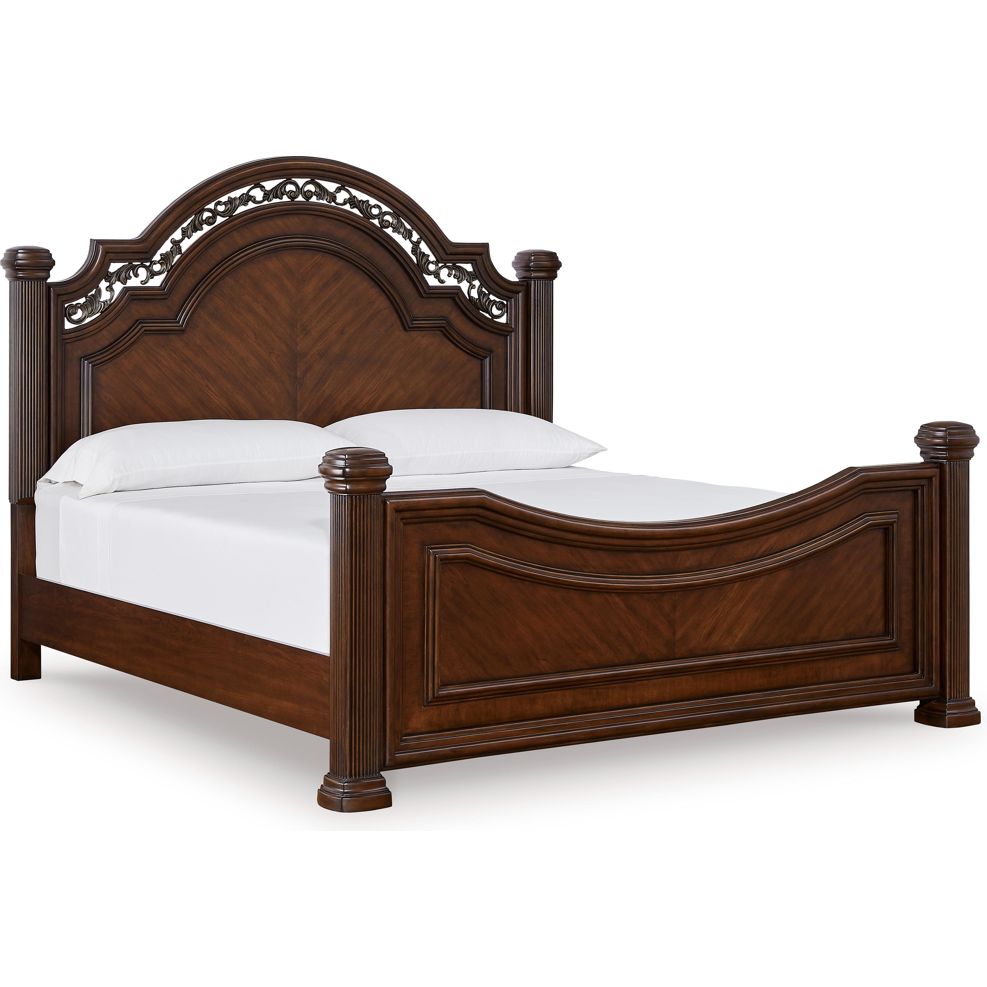 Signature Design by Ashley Lavinton B764B11 8 pc King Poster Bedroom Set - Image 2