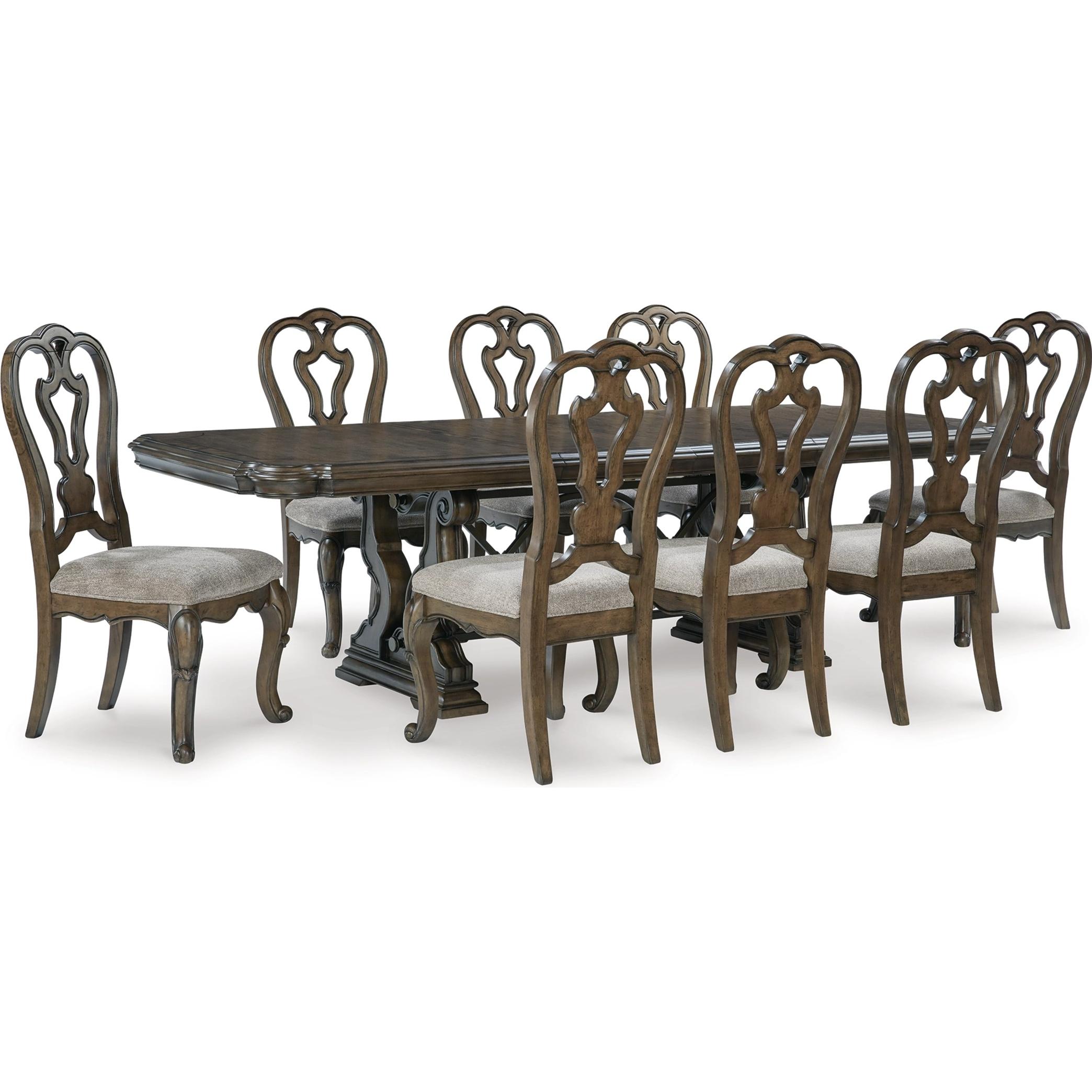 Signature Design by Ashley Maylee D947D9 9 pc Dining Set