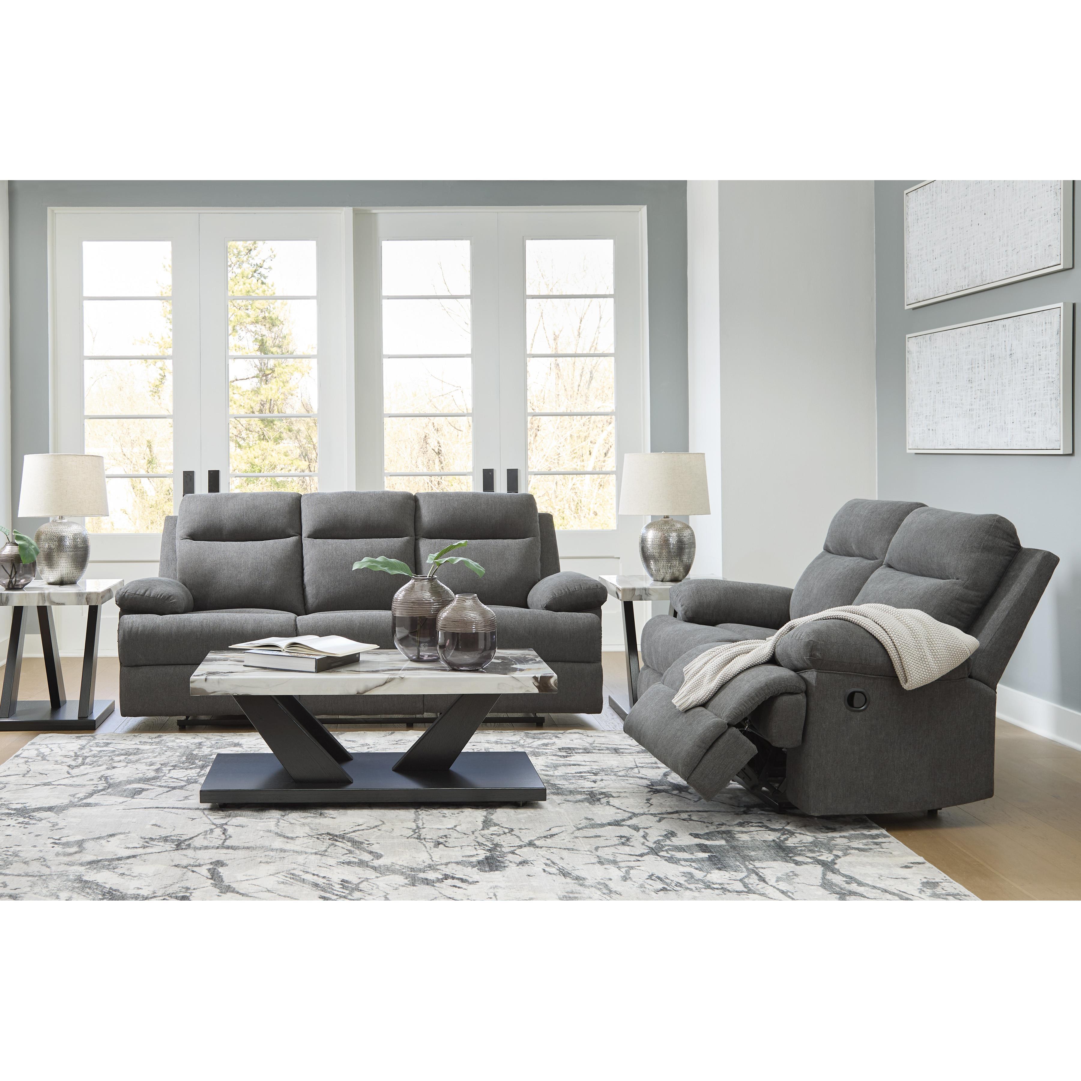 Signature Design by Ashley Side-Swipe PC91406U1 2 pc Reclining Living Room Set - Image 1