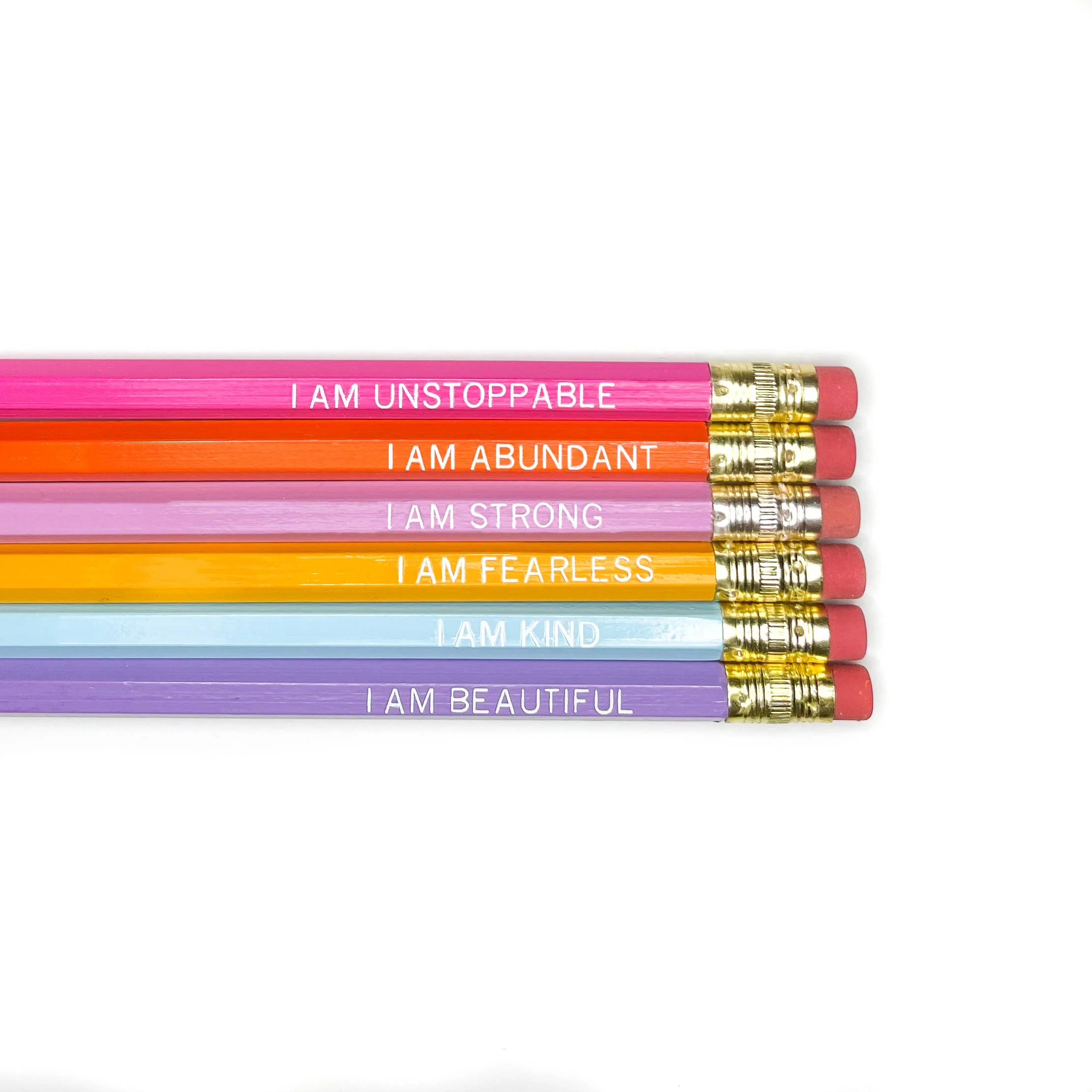 Positive Affirmation set Of 6 Pencils - Image 1
