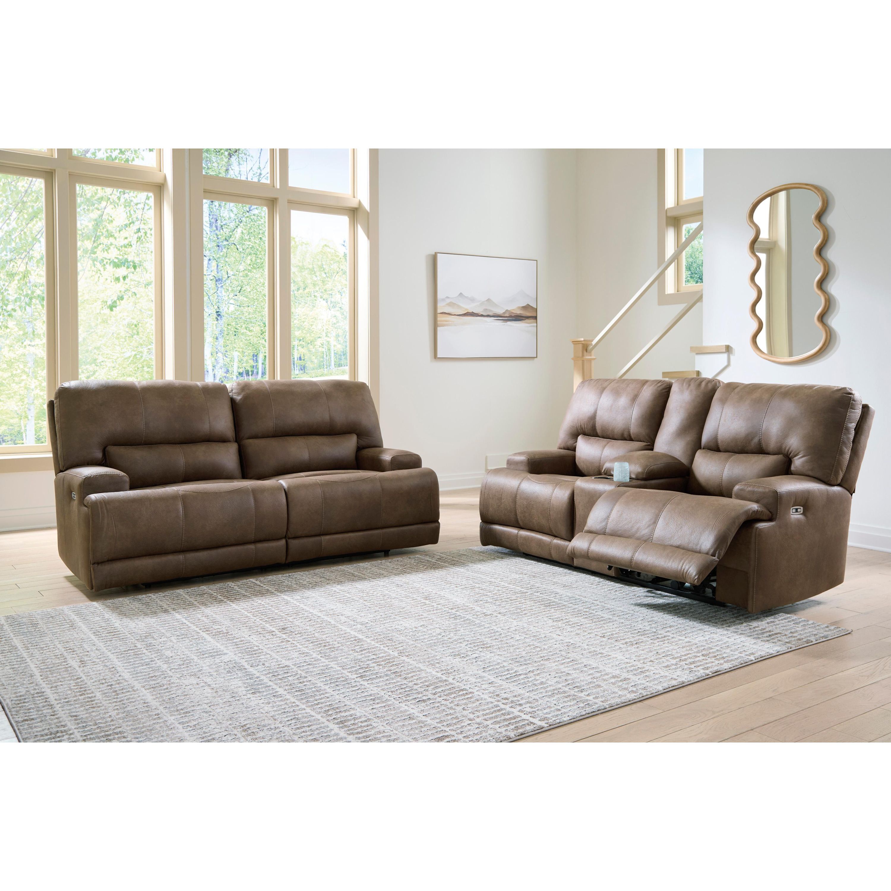 Signature Design by Ashley Beckley Place PC91802 2 pc Power Reclining Living Room Set - Image 2