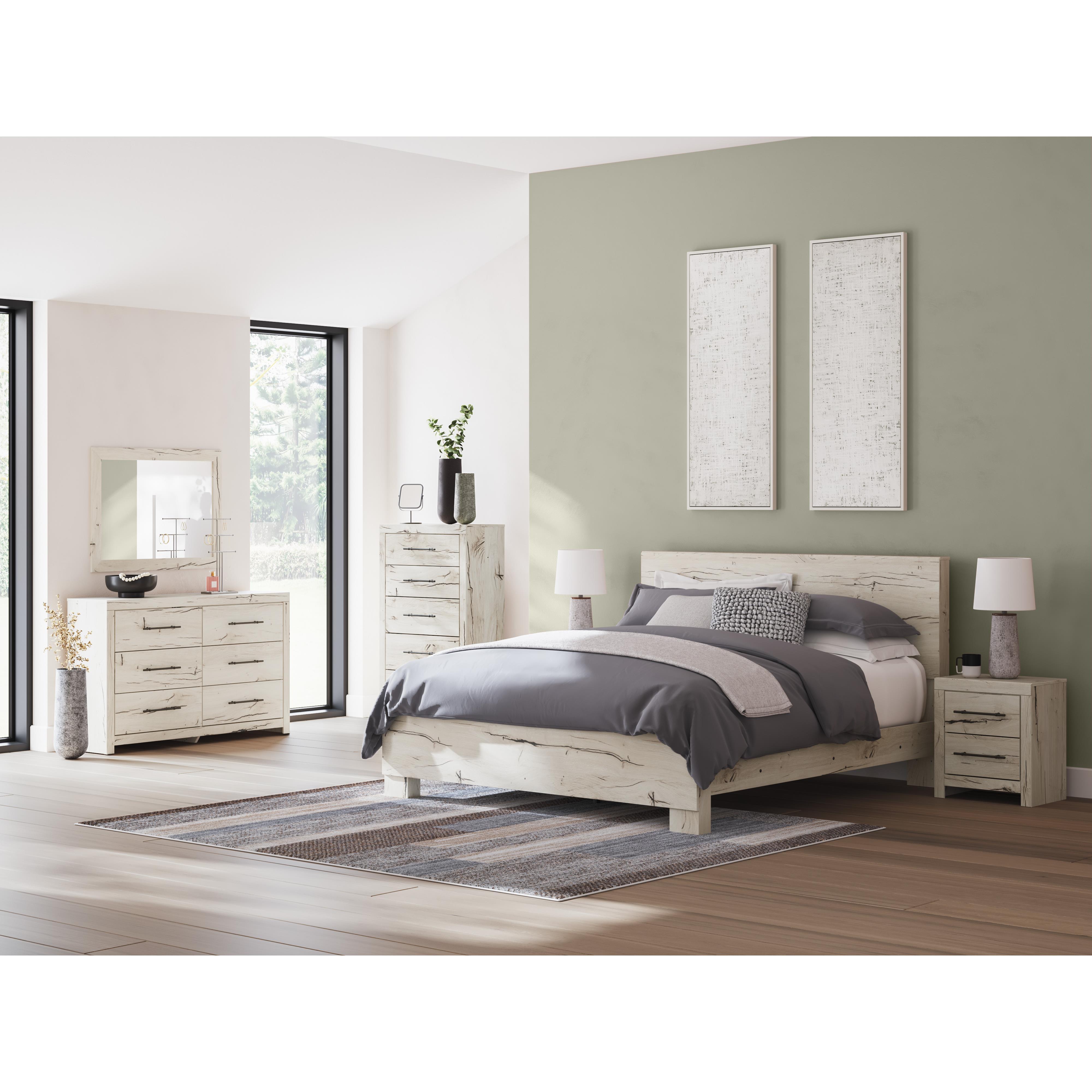 Benchcraft Lawroy B2310B48 7 pc King Panel Bedroom Set - Image 1