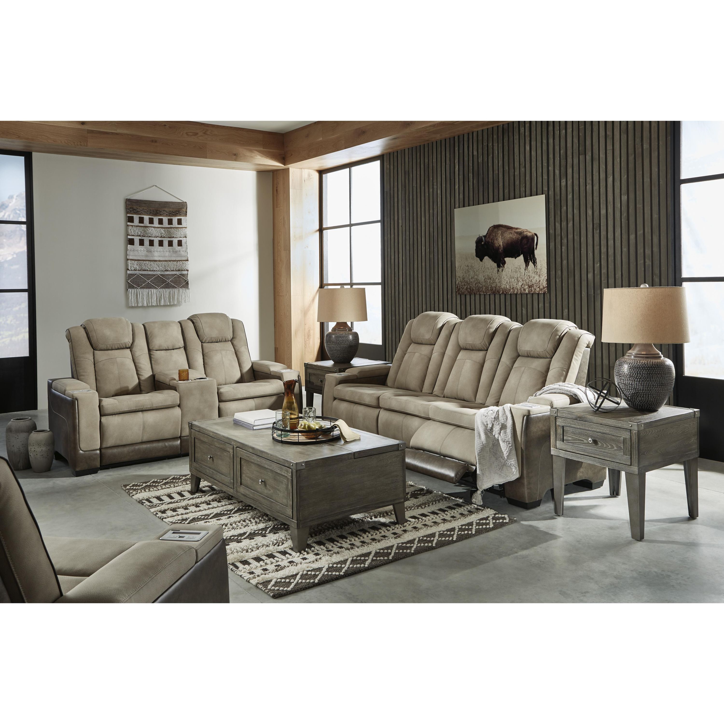 Signature Design by Ashley Next-Gen Durapella 22003U2 3 pc Power Reclining Living Room Set - Image 1